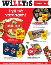 Willys Reklamblad från 24/08/2026 Willys erbjudanden Hemma