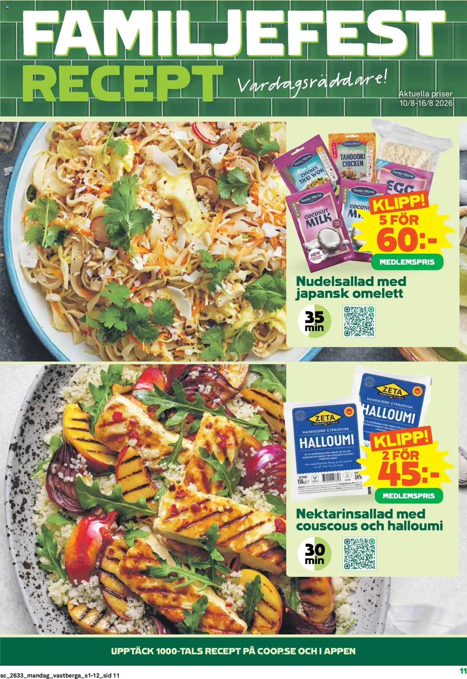 Stora Coop Reklamblad från 10/08/2026 Aktuella reklamblad Stora Coop