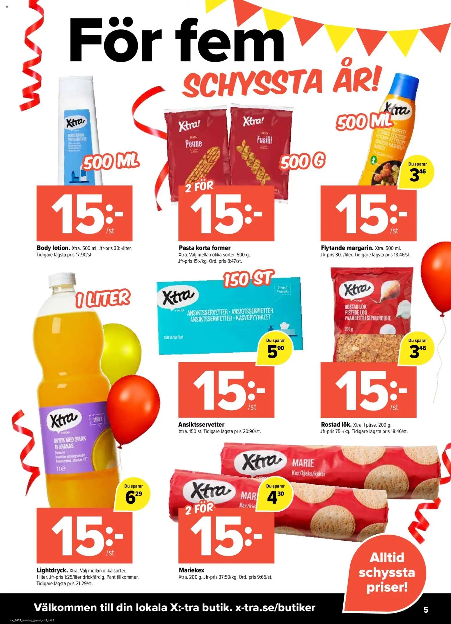 Coop X:-TRA Reklamblad från 10/08/2026 Coop X:-TRA erbjudanden