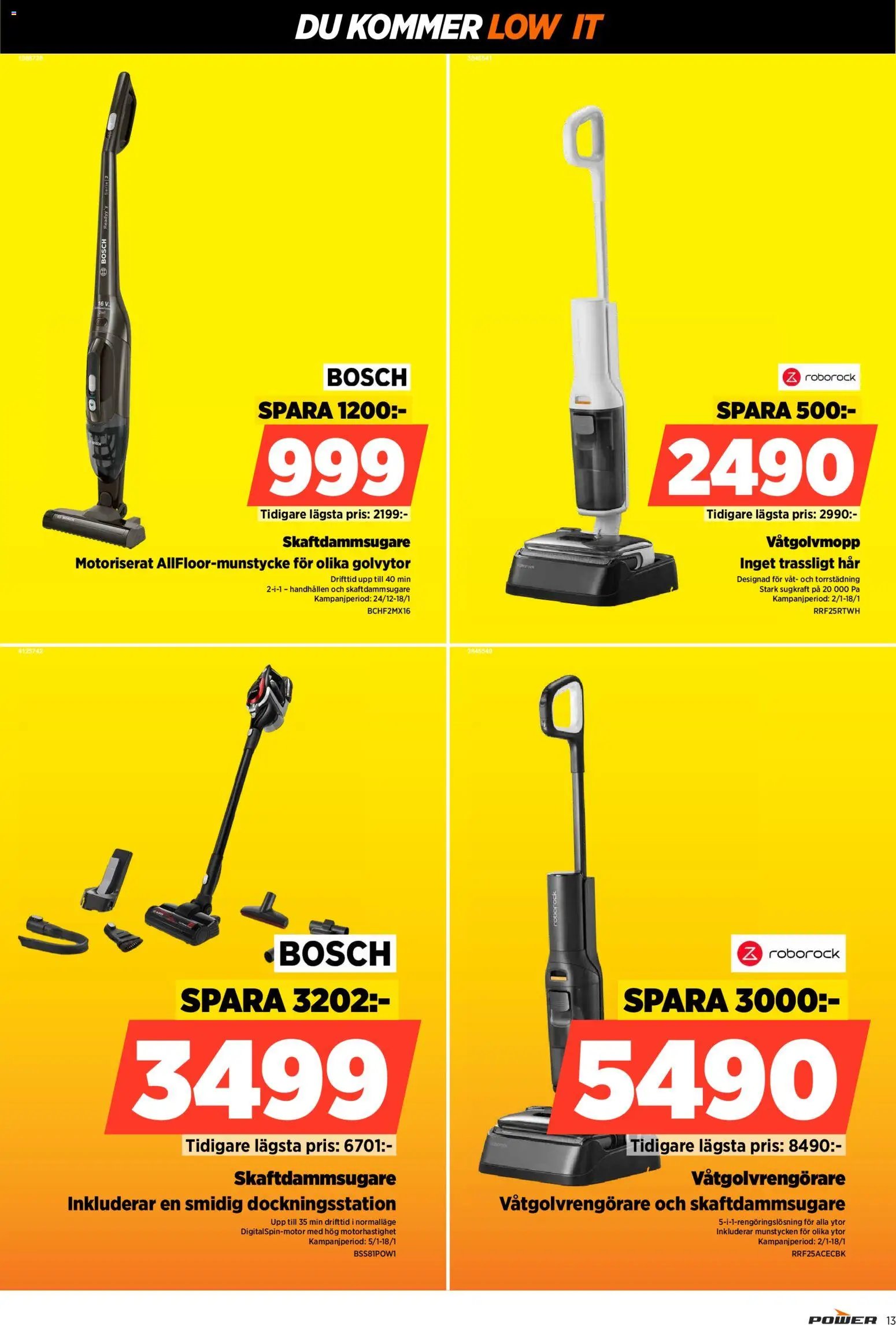 Power Reklamblad från 12/01/2026 Aktuella reklamblad Power