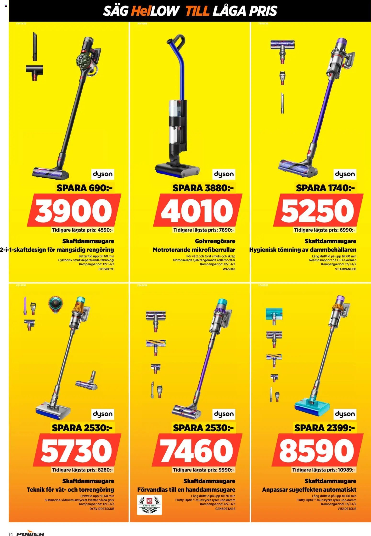 Power Reklamblad från 12/01/2026 Aktuella reklamblad Power