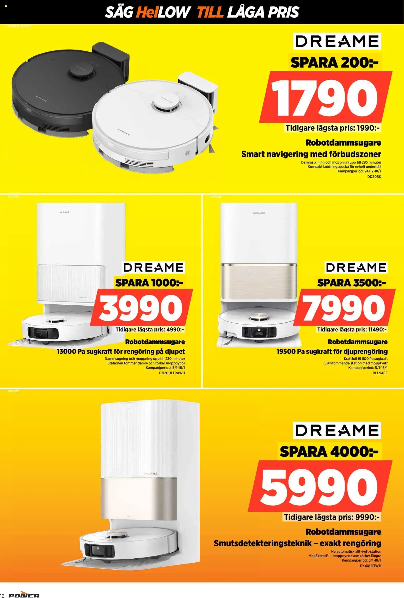 Power Reklamblad från 12/01/2026 Aktuella reklamblad Power