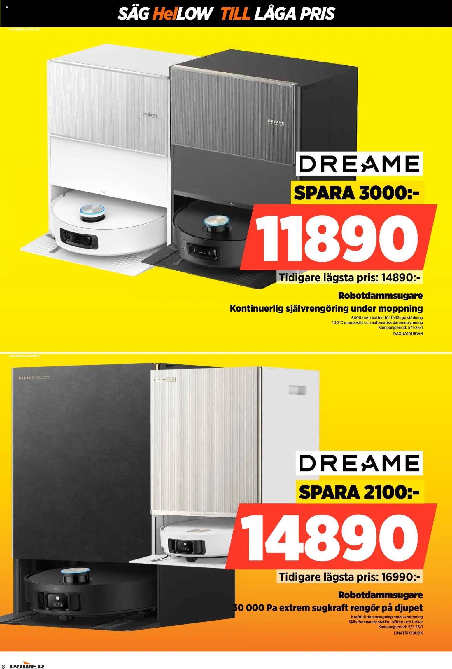 Power Reklamblad från 12/01/2026 Aktuella reklamblad Power