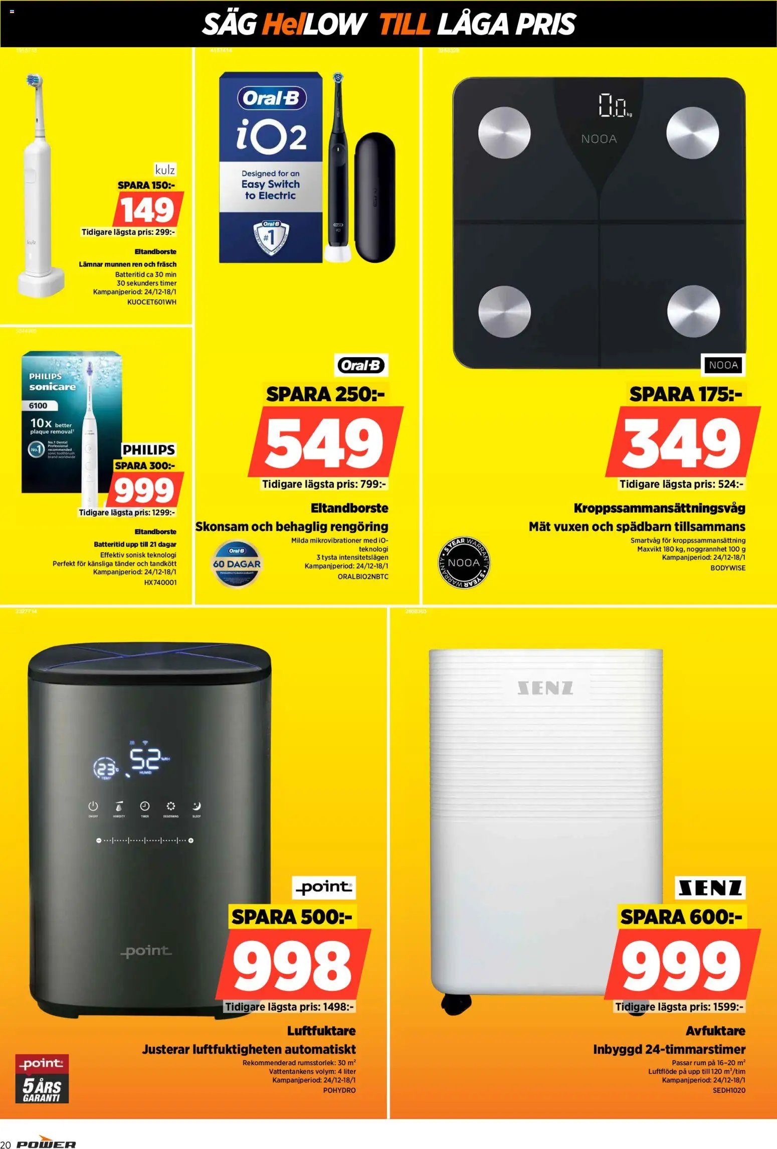 Power Reklamblad från 12/01/2026 Aktuella reklamblad Power