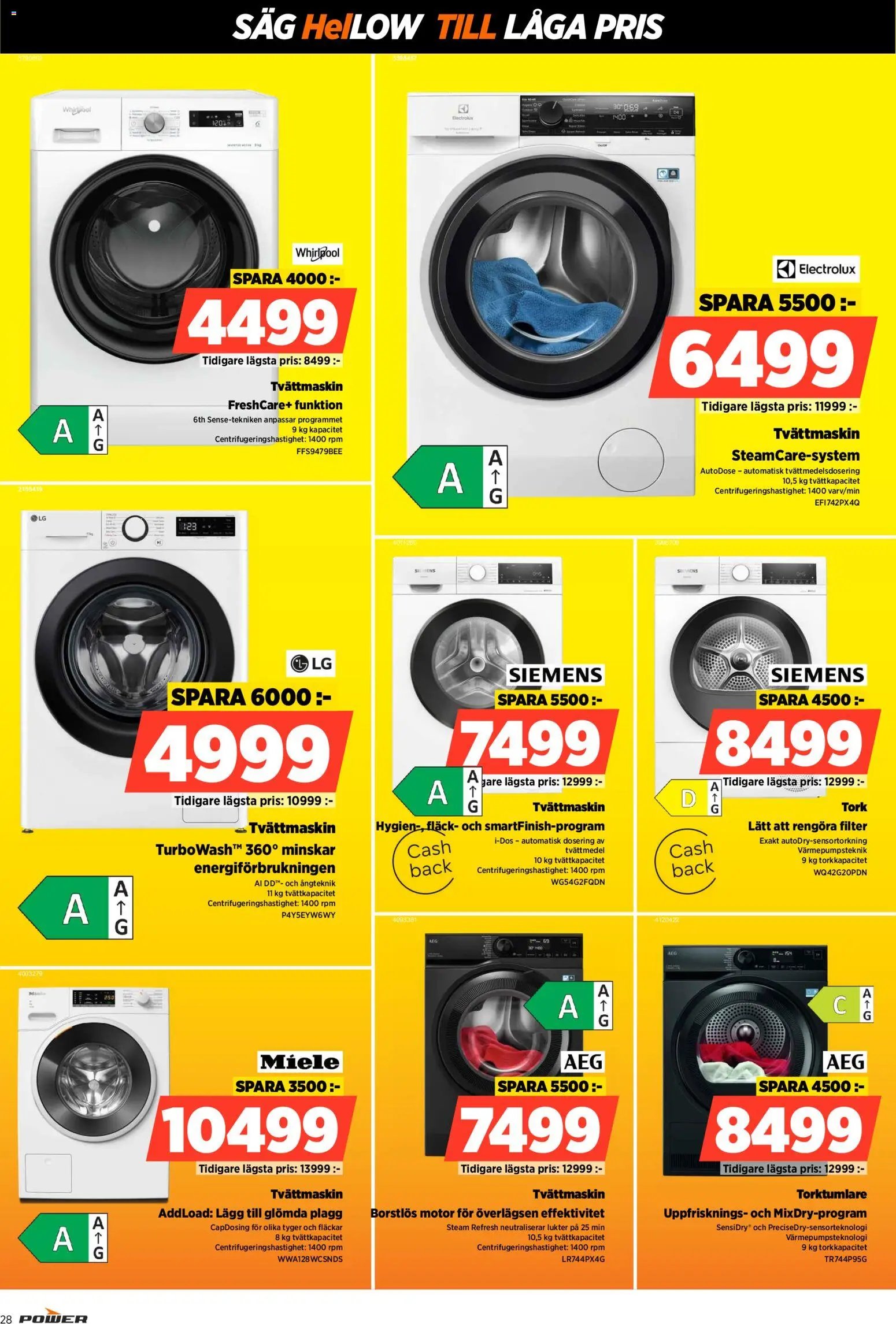 Power Reklamblad från 12/01/2026 Aktuella reklamblad Power