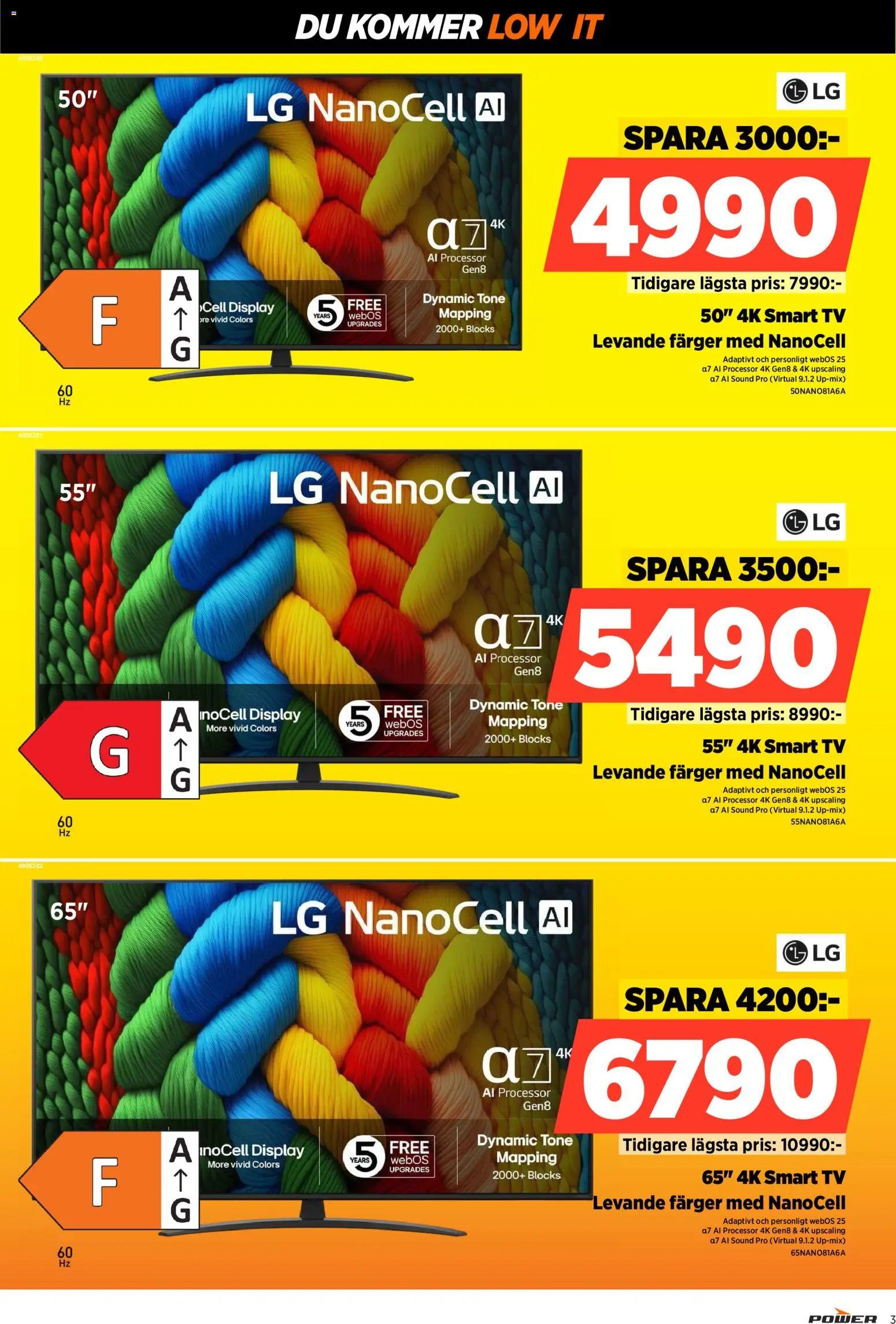 Power Reklamblad från 12/01/2026 Aktuella reklamblad Power