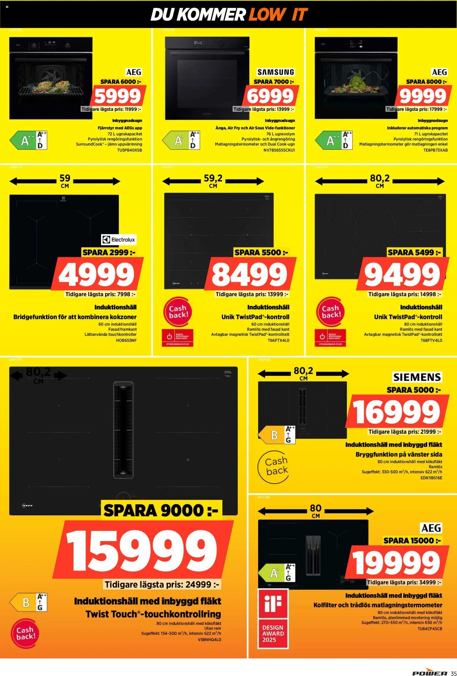 Power Reklamblad från 12/01/2026 Aktuella reklamblad Power