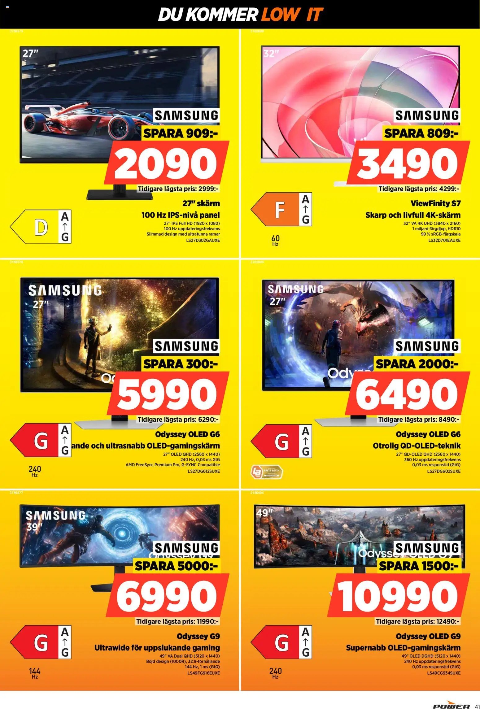 Power Reklamblad från 12/01/2026 Aktuella reklamblad Power