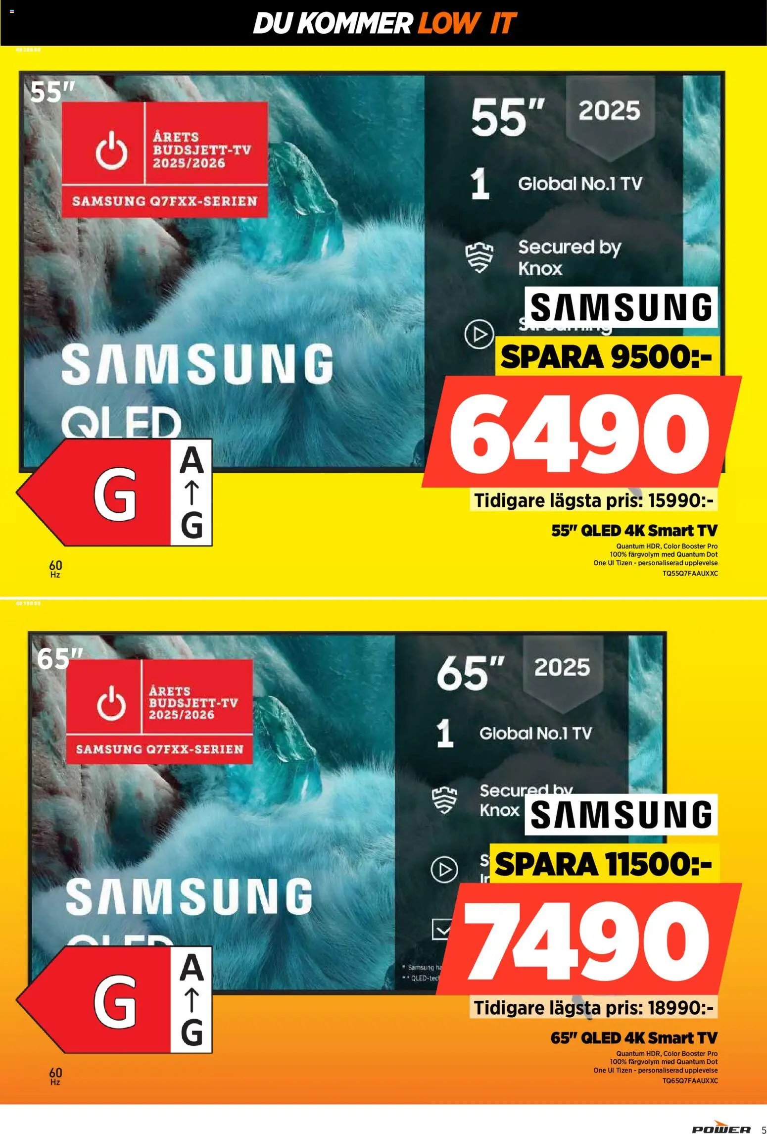 Power Reklamblad från 12/01/2026 Aktuella reklamblad Power