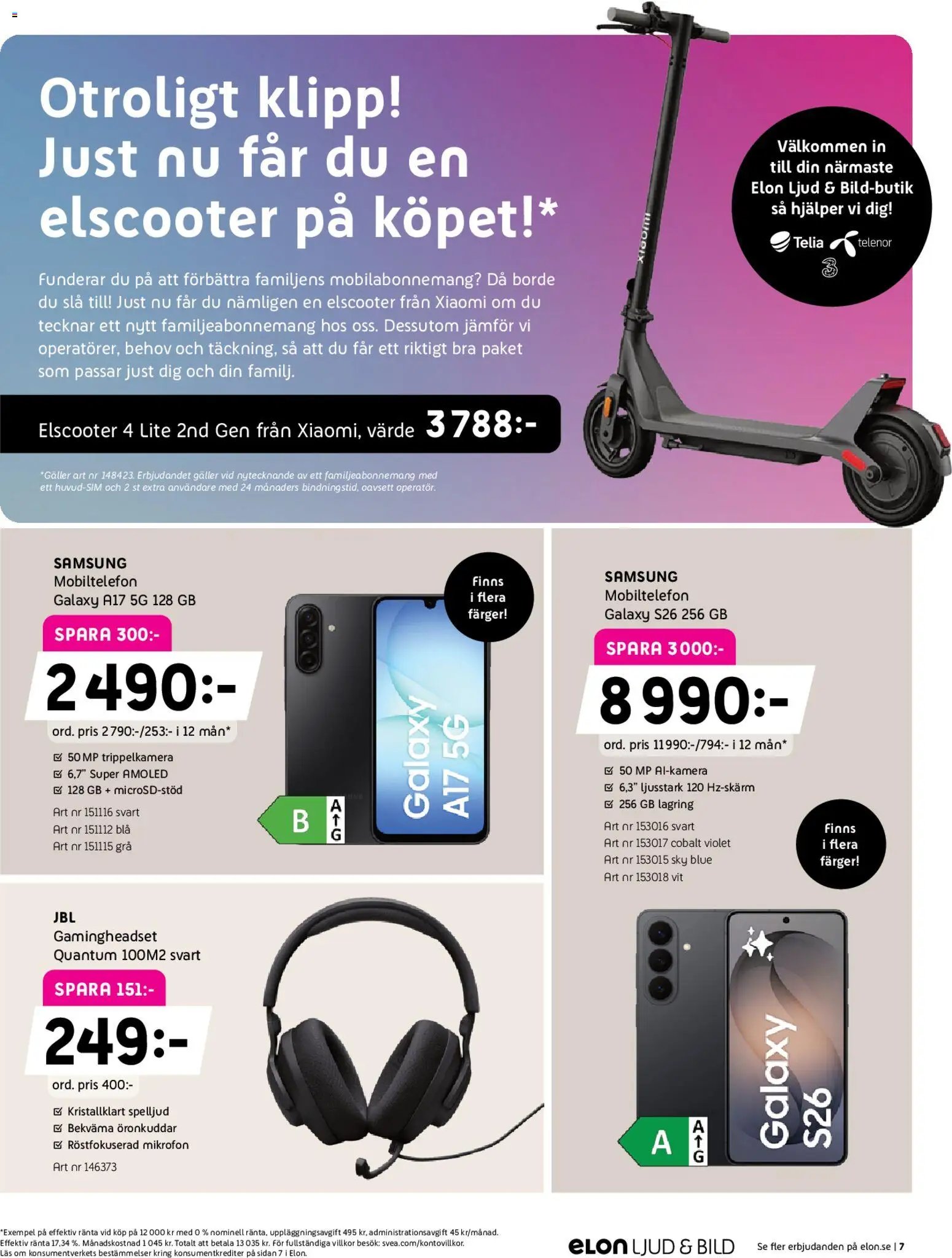 Elon Reklamblad från 25/05/2026 Elon erbjudanden