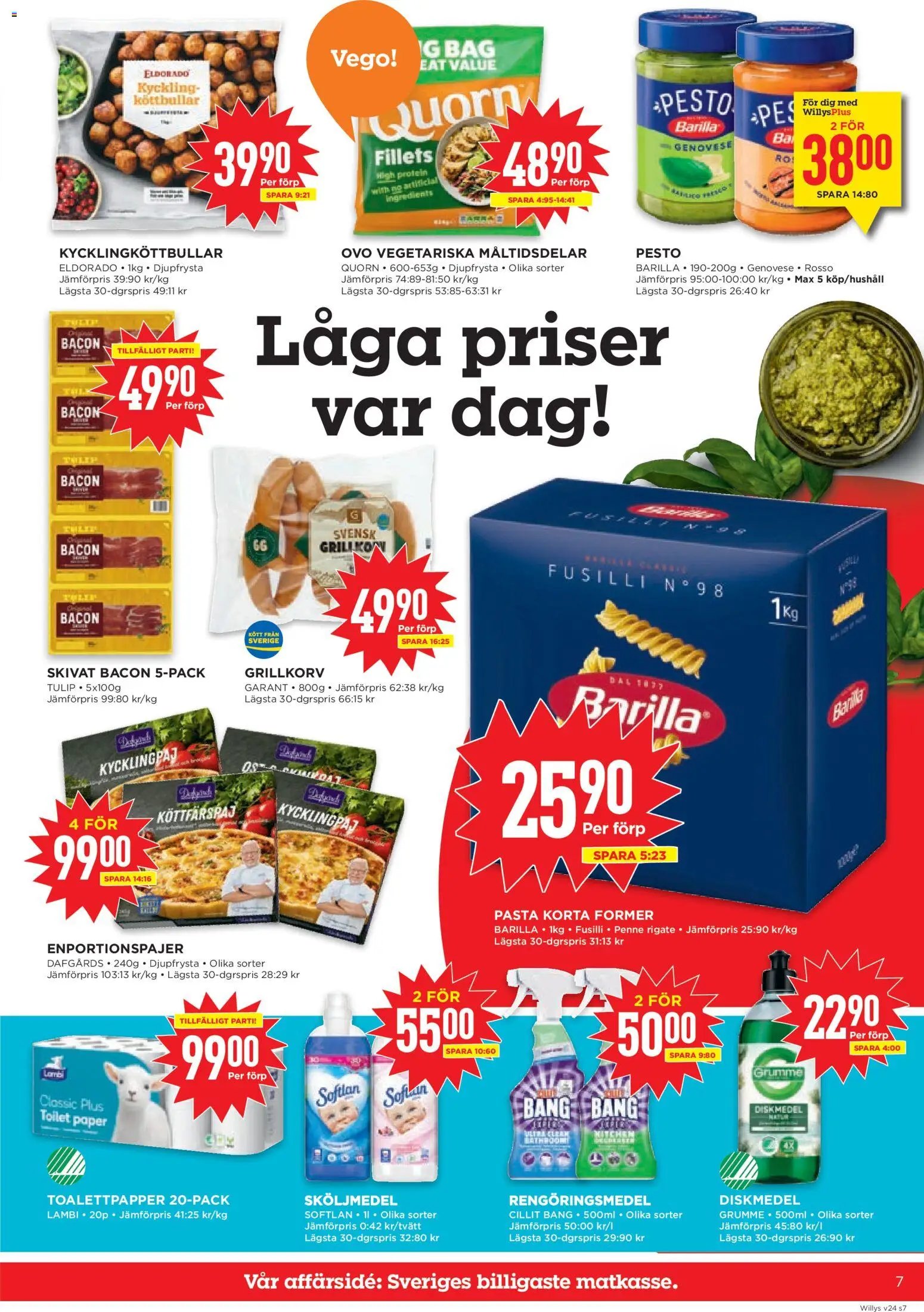 Willys Reklamblad från 08/06/2026 Willys erbjudanden