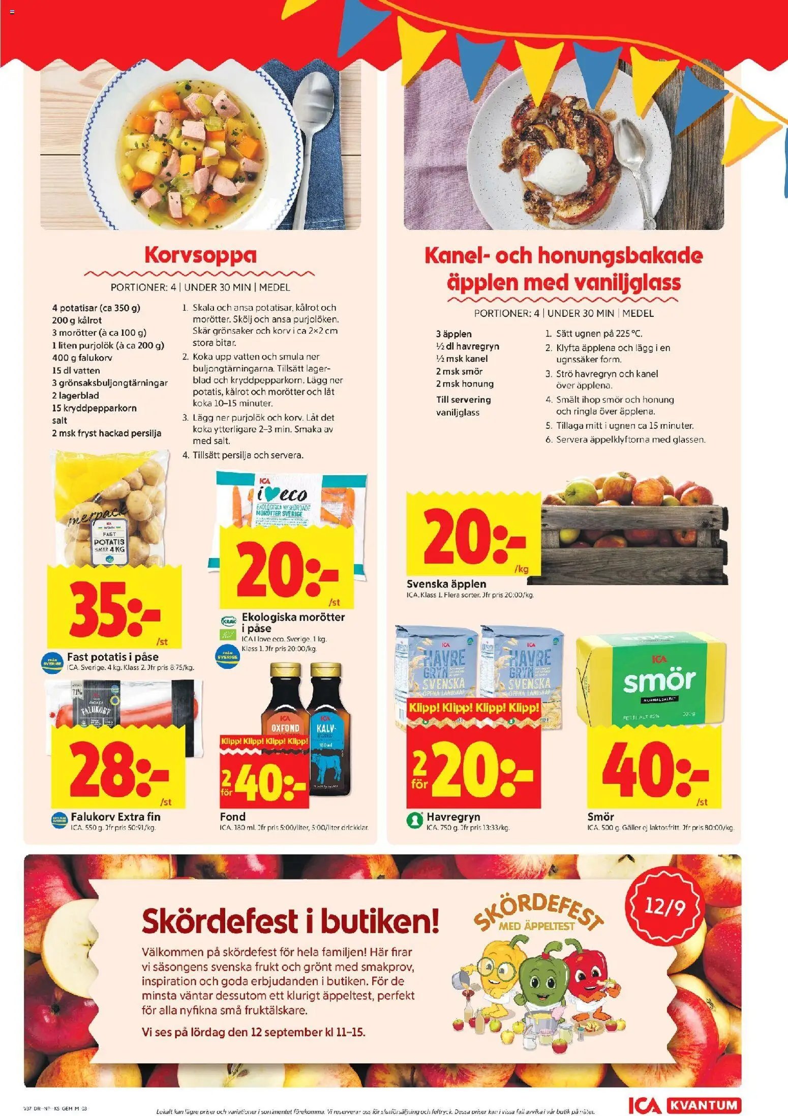 ICA Kvantum Reklamblad från 07/09/2026 ICA Kvantum erbjudanden
