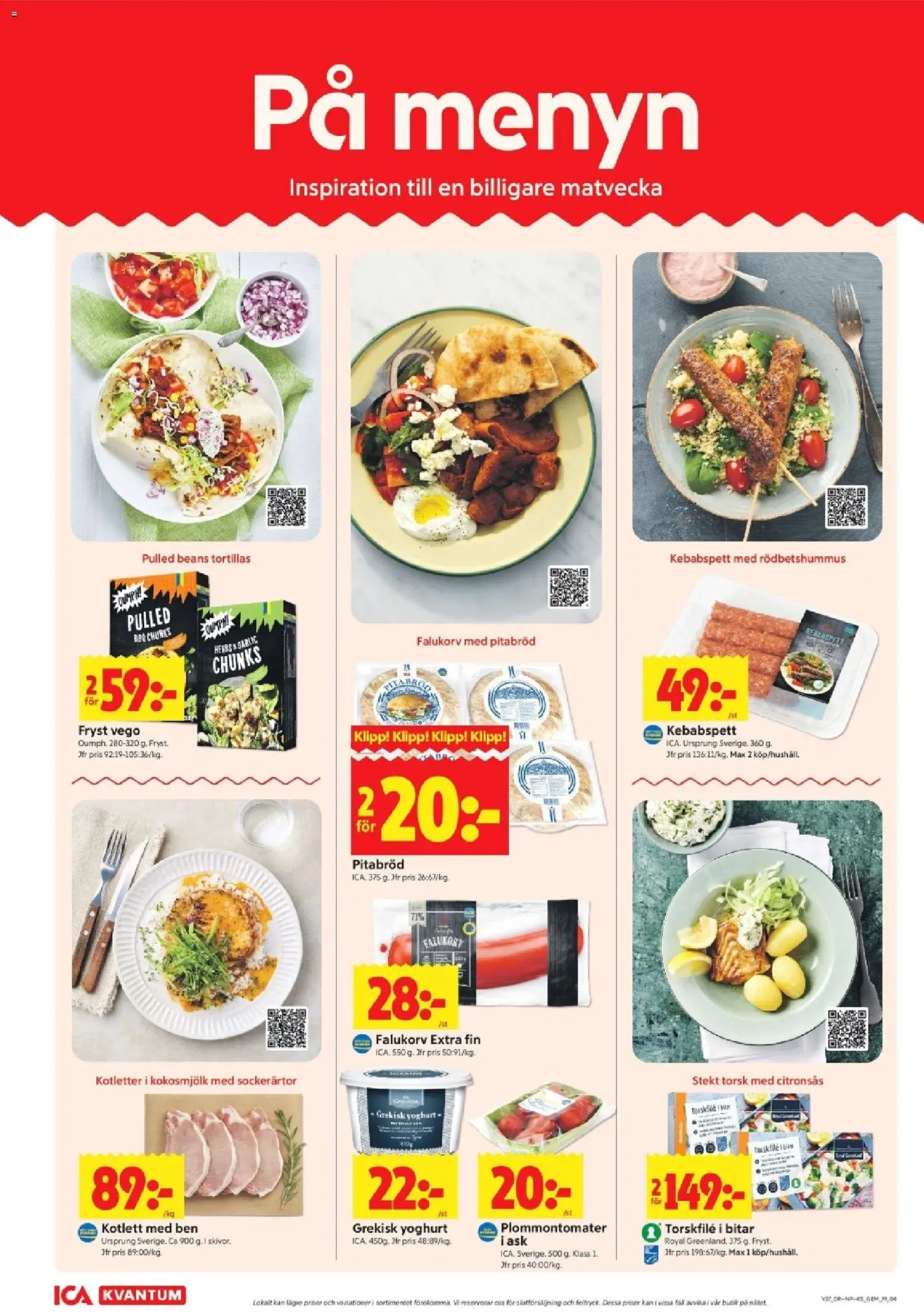 ICA Kvantum Reklamblad från 07/09/2026 ICA Kvantum erbjudanden