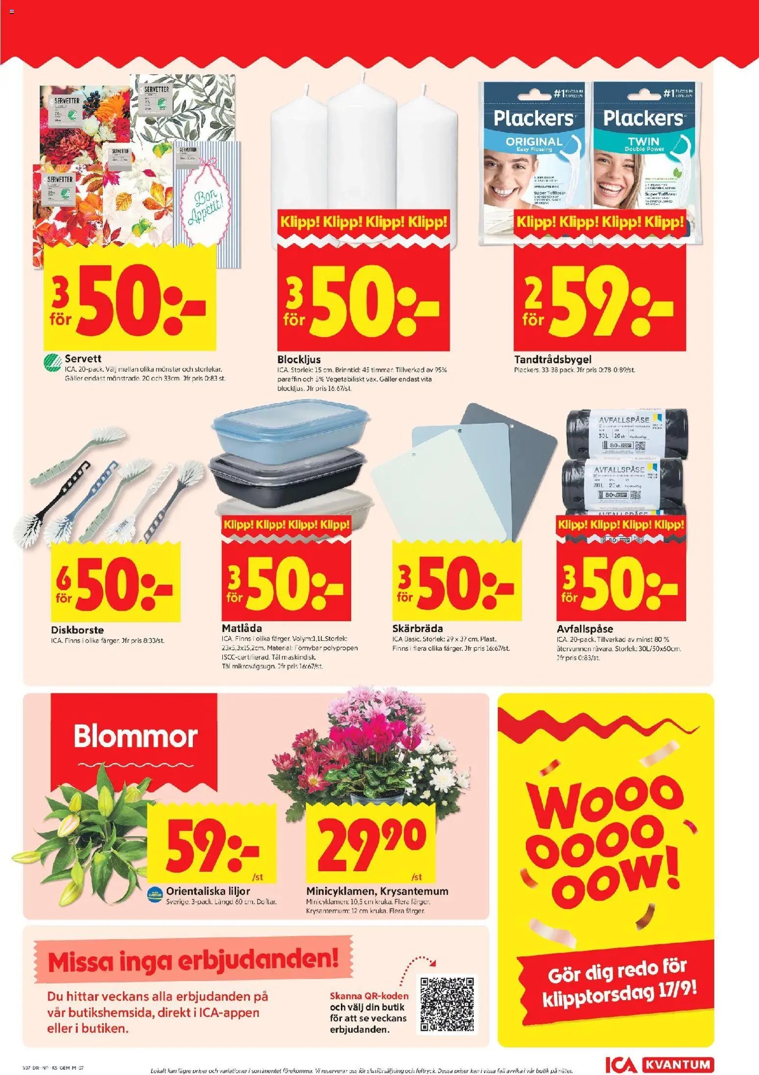 ICA Kvantum Reklamblad från 07/09/2026 ICA Kvantum erbjudanden
