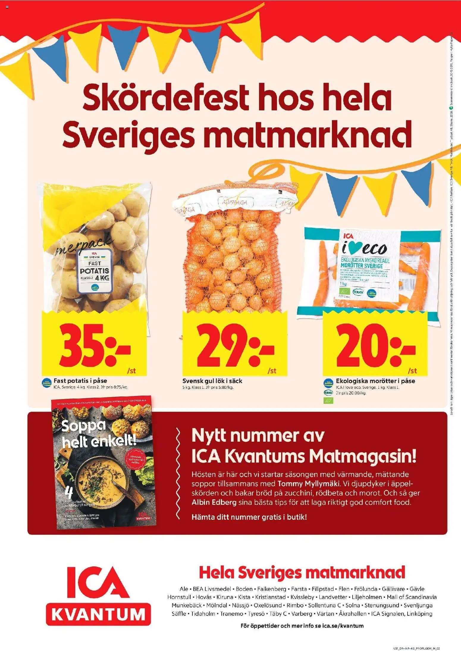 ICA Kvantum Reklamblad från 07/09/2026 ICA Kvantum erbjudanden