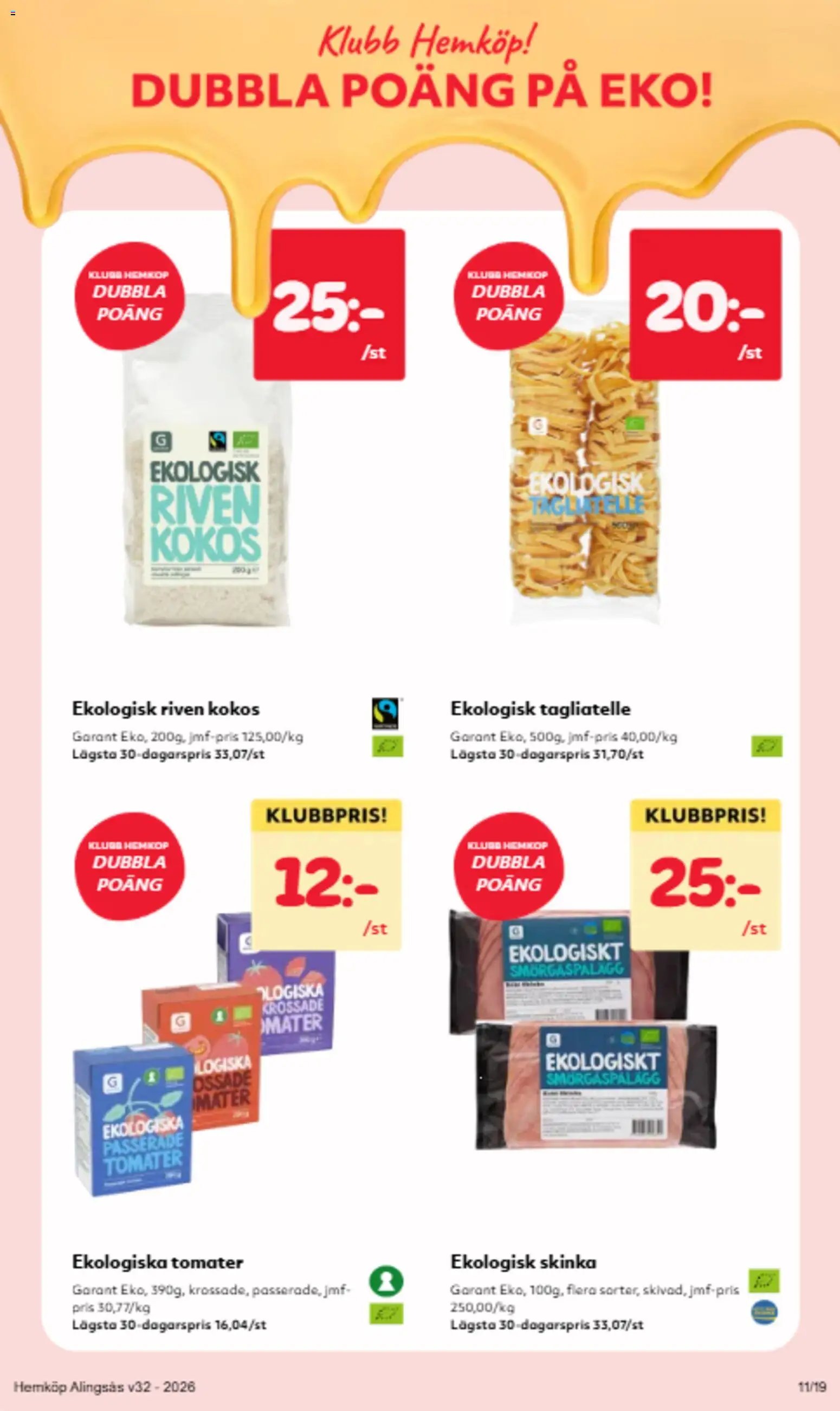 Hemköp Reklamblad från 03/08/2026 Hemköp erbjudanden