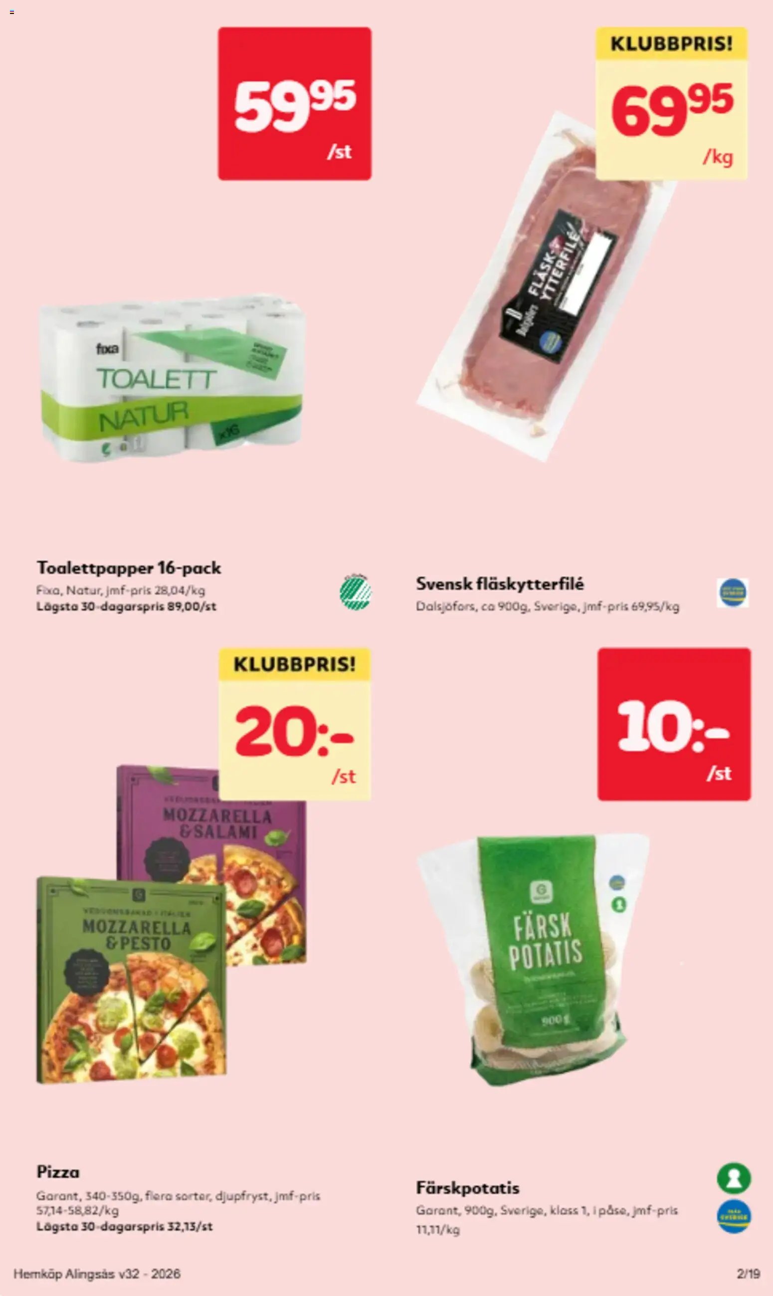Hemköp Reklamblad från 03/08/2026 Hemköp erbjudanden