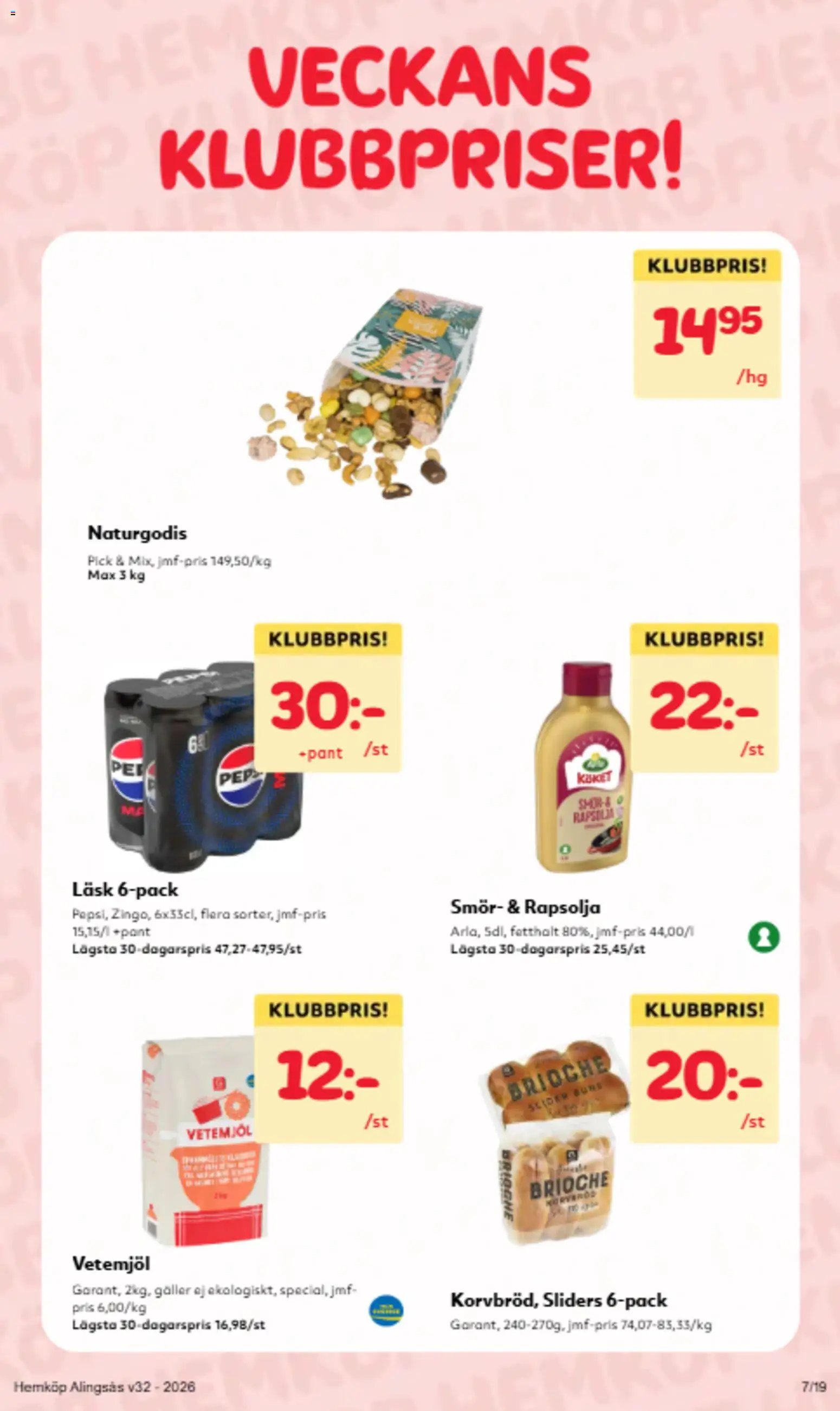 Hemköp Reklamblad från 03/08/2026 Hemköp erbjudanden