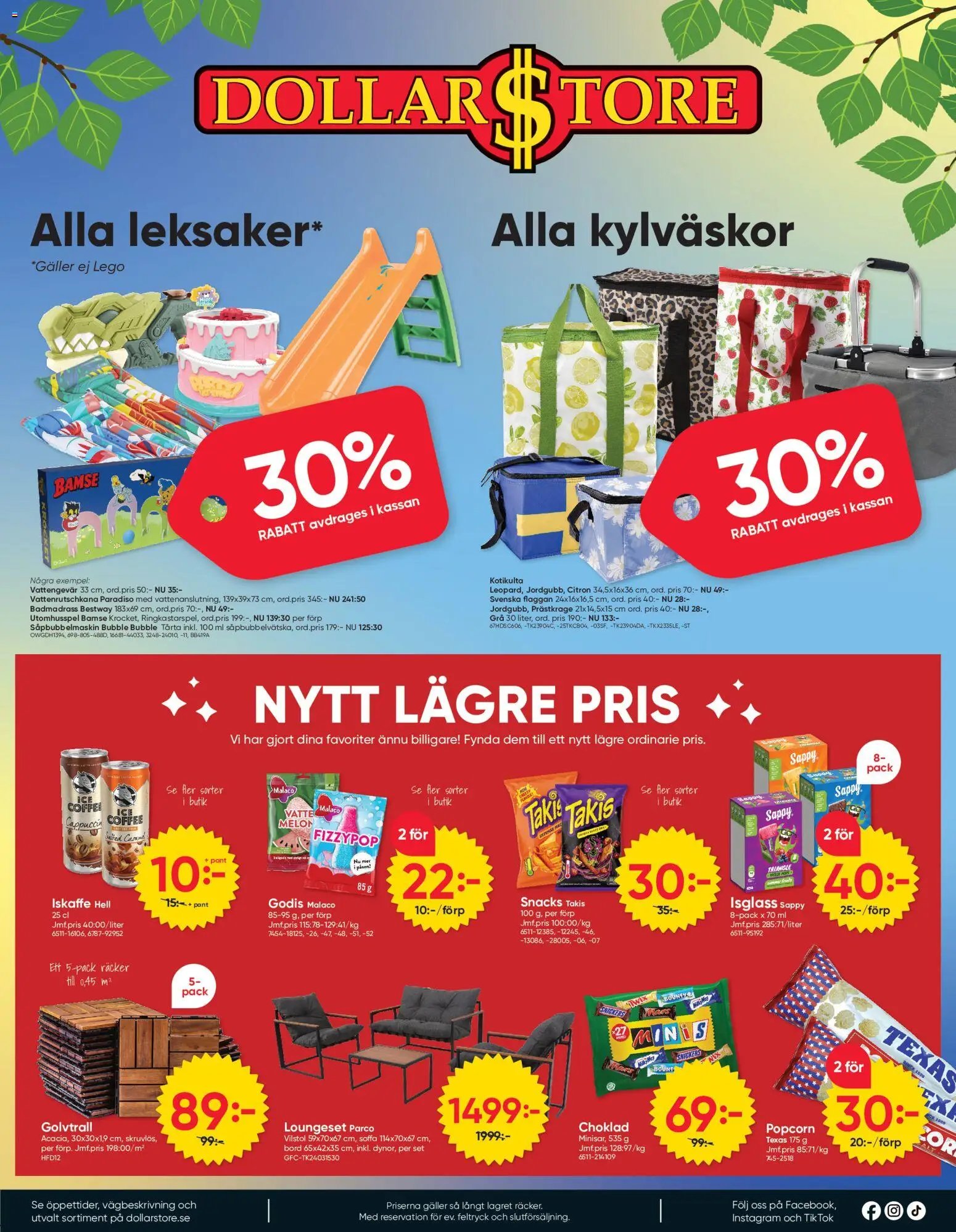 Dollar Store Reklamblad från 15/06/2026 Dollar Store erbjudanden