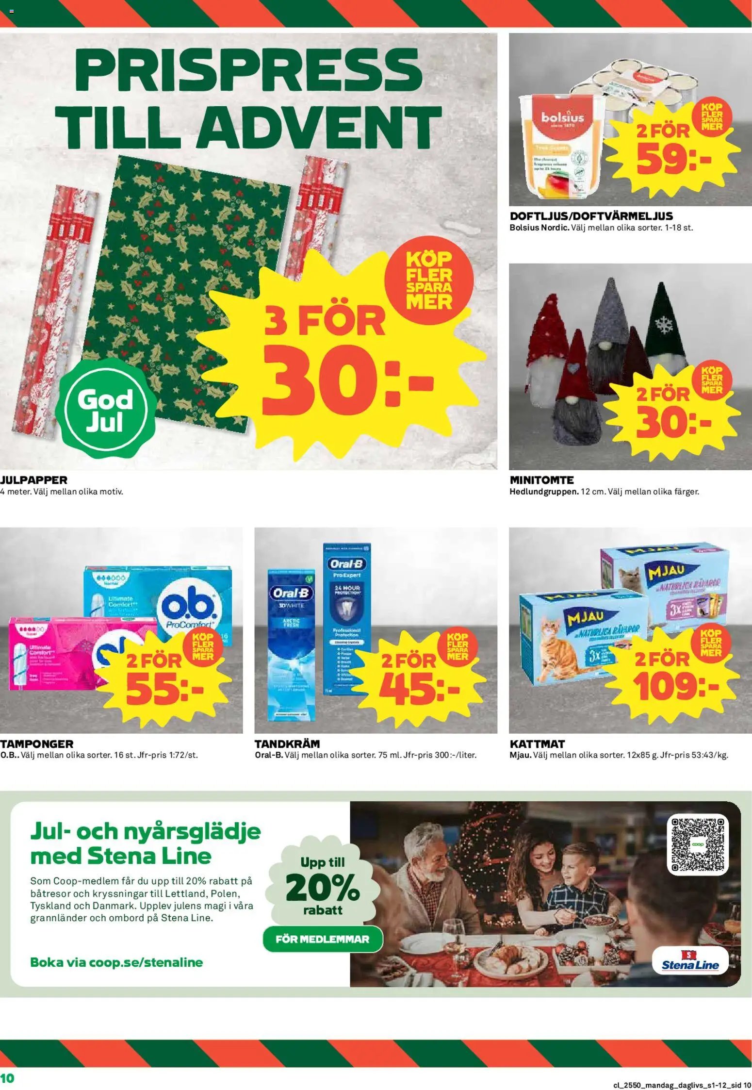 Coop Forum Reklamblad från 08/12/2025 Aktuella reklamblad Coop Forum