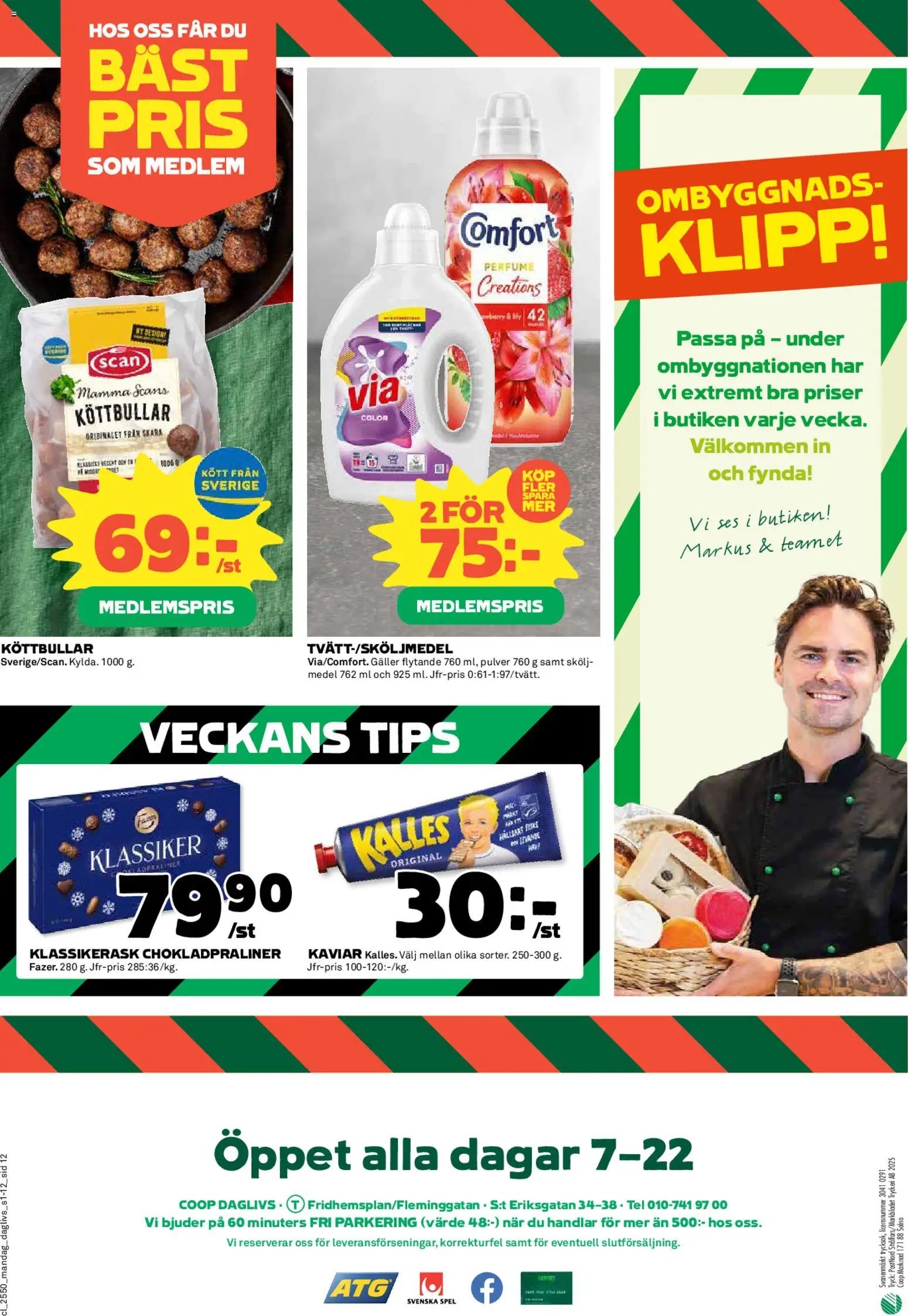 Coop Forum Reklamblad från 08/12/2025 Aktuella reklamblad Coop Forum