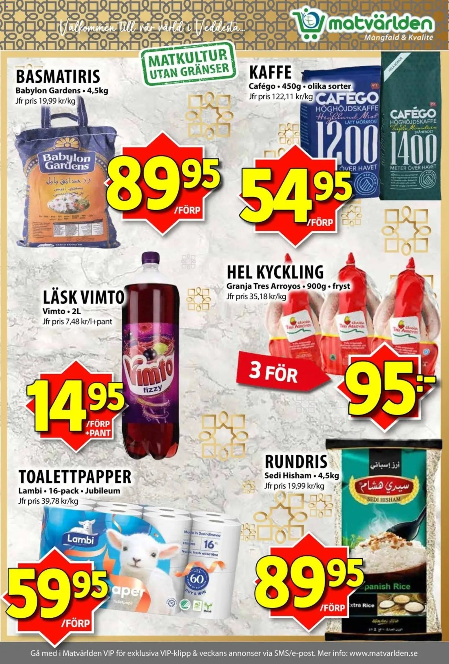 Matvärlden Reklamblad från 17/11/2025 Aktuella reklamblad Matvärlden