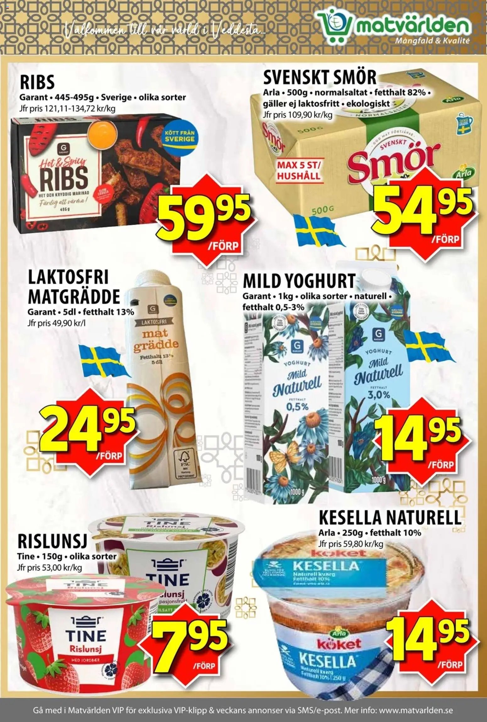 Matvärlden Reklamblad från 17/11/2025 Aktuella reklamblad Matvärlden