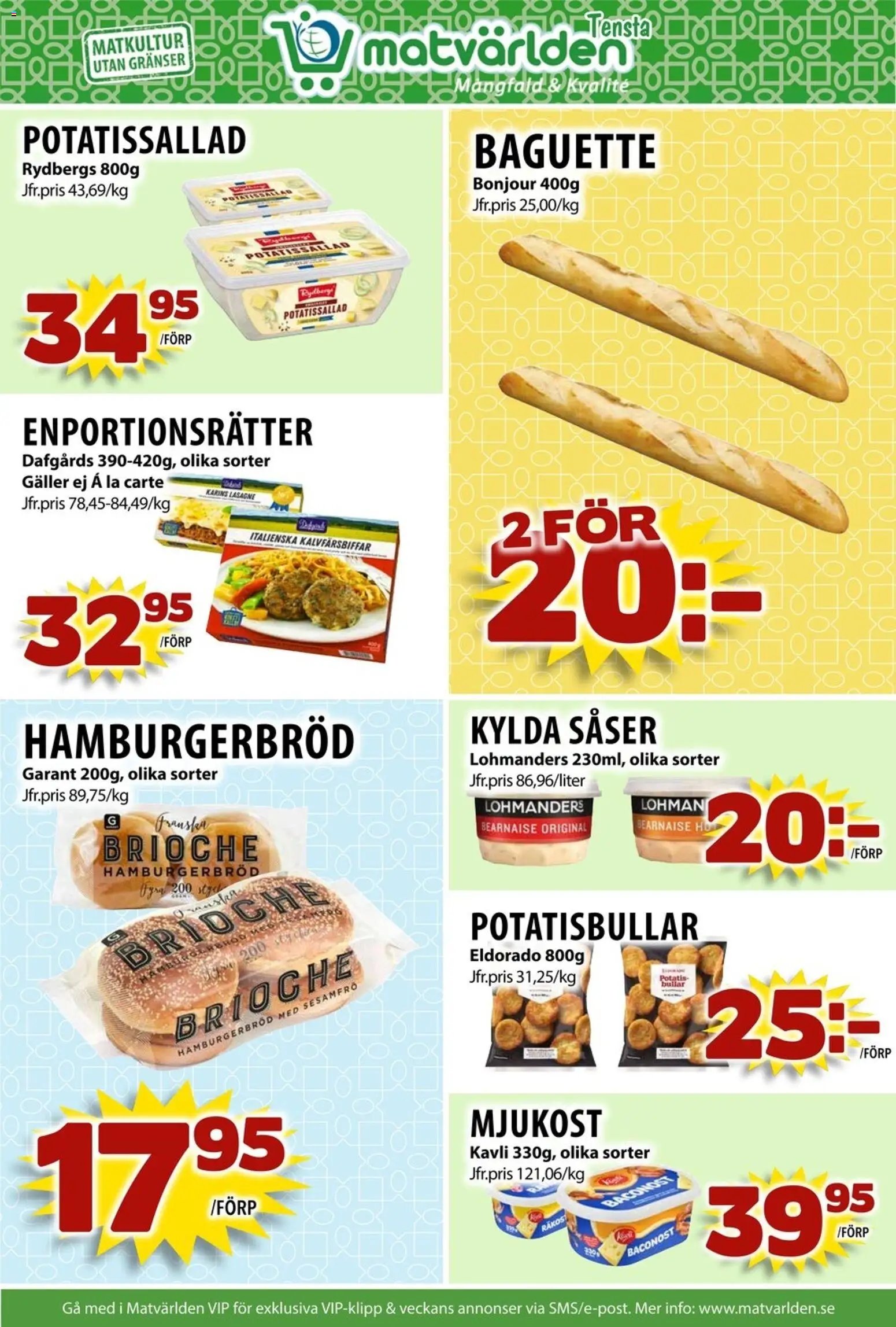 Matvärlden Reklamblad från 08/06/2026 Matvärlden erbjudanden