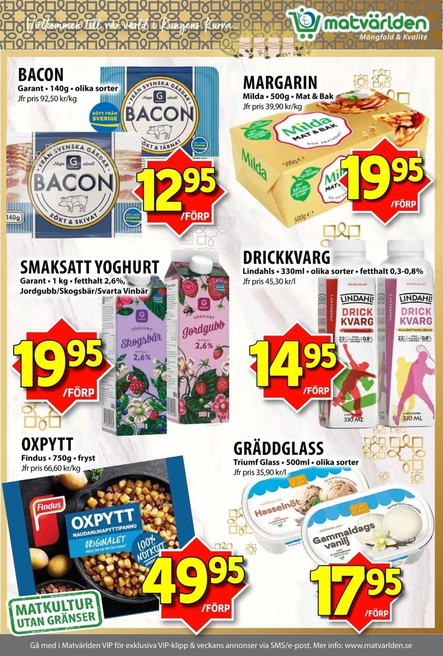 Matvärlden Reklamblad från 08/12/2025 Aktuella reklamblad Matvärlden