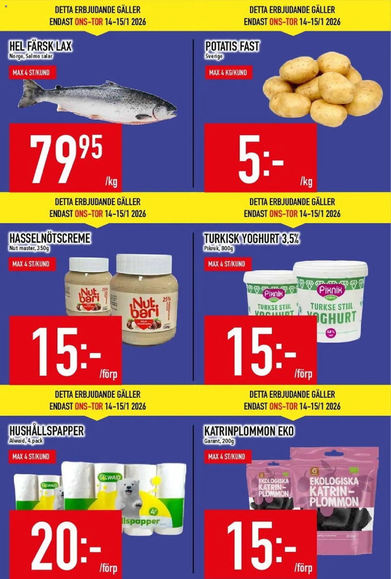 Matdax Reklamblad från 12/01/2026 Aktuella reklamblad Matdax