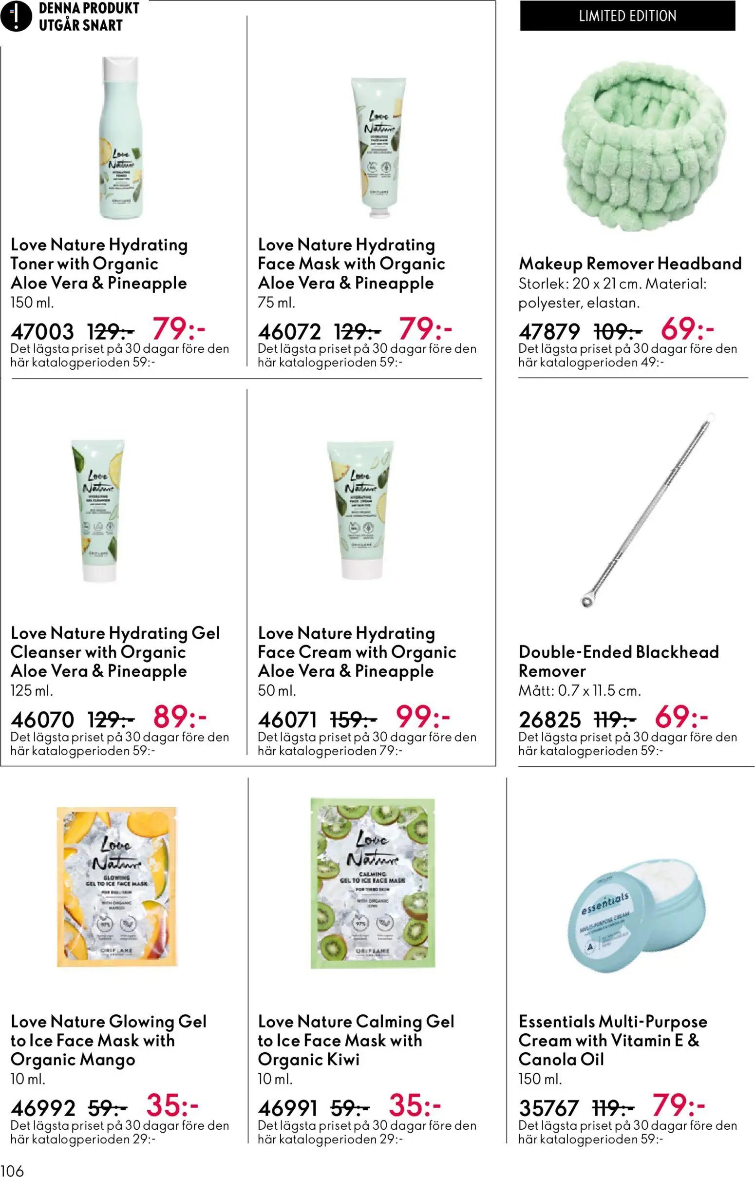 Oriflame Reklamblad från 03/06/2026 Oriflame erbjudanden 08/26