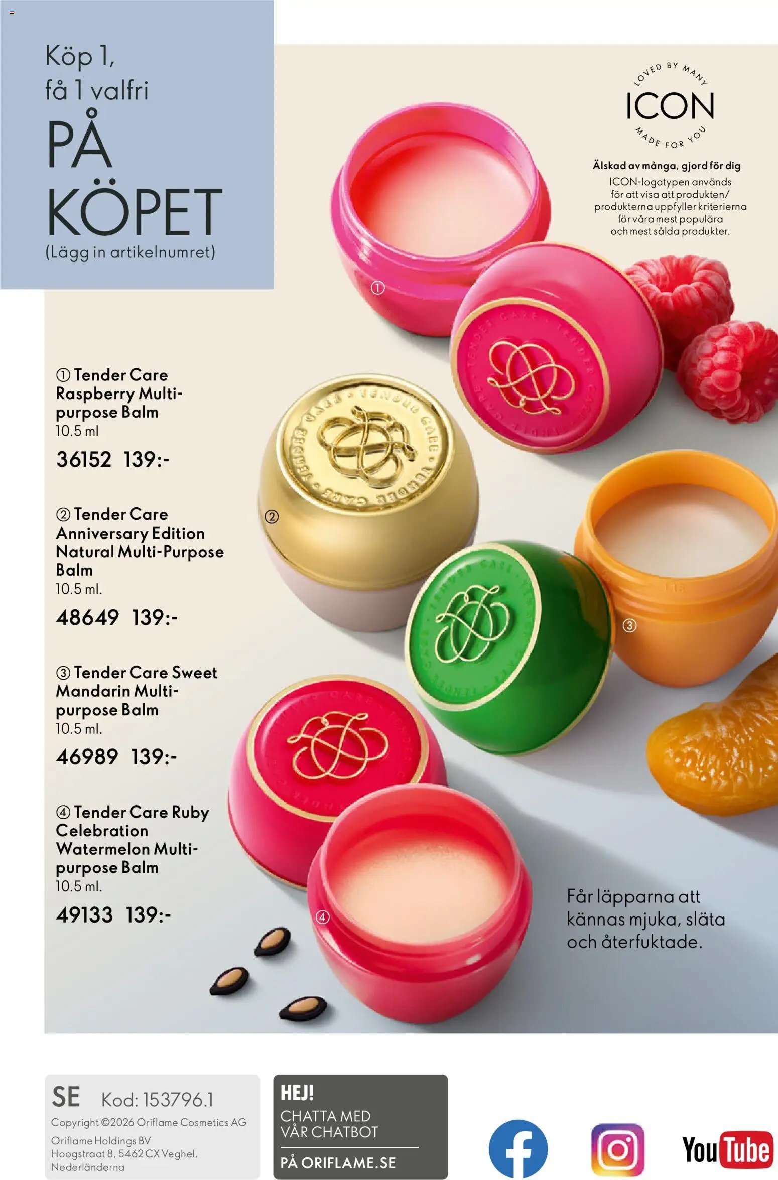 Oriflame Reklamblad från 03/06/2026 Oriflame erbjudanden 08/26