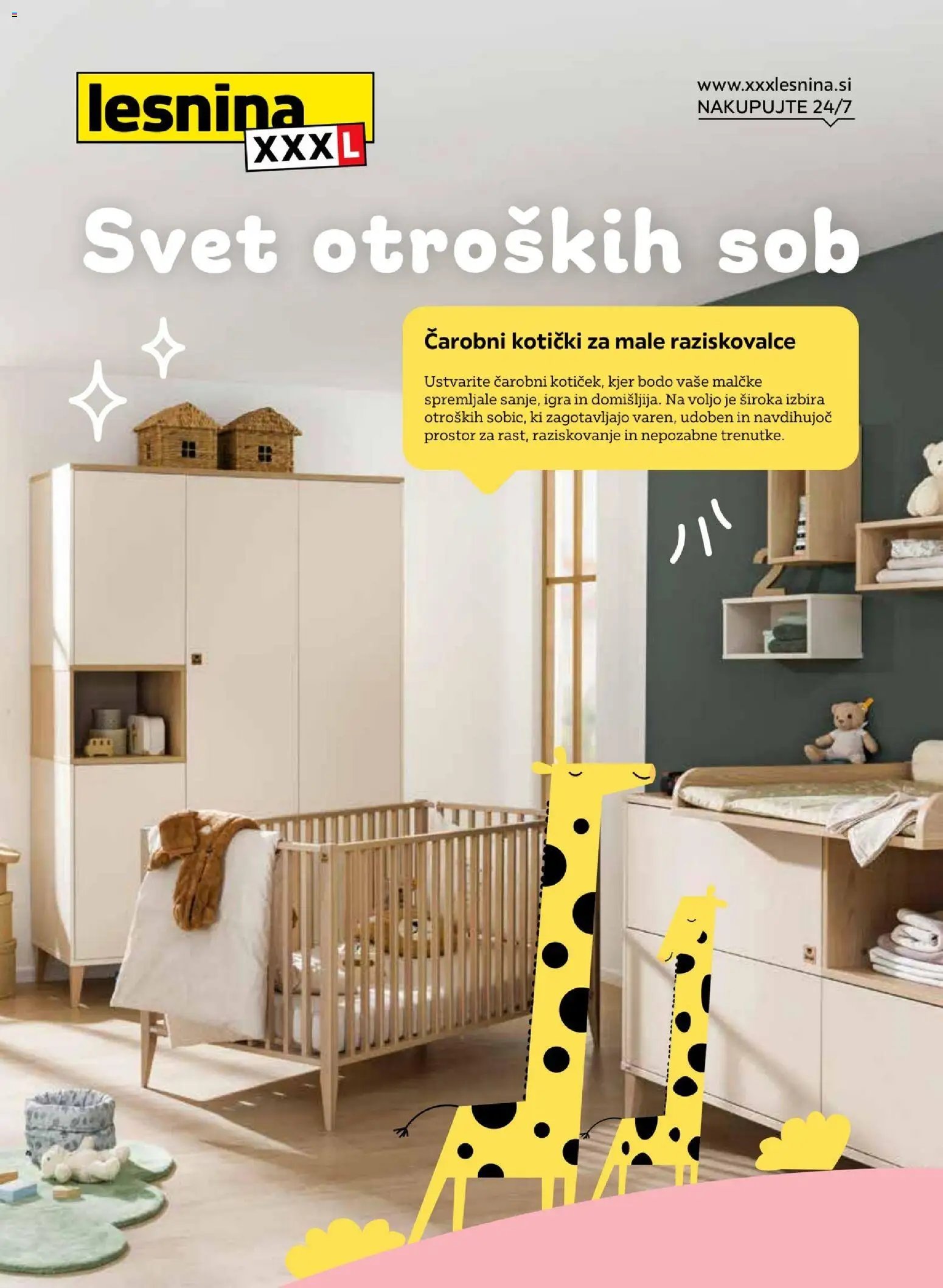 XXXL Lesnina katalog od 09.06.2026 XXXL Lesnina katalog Svet otroških sob