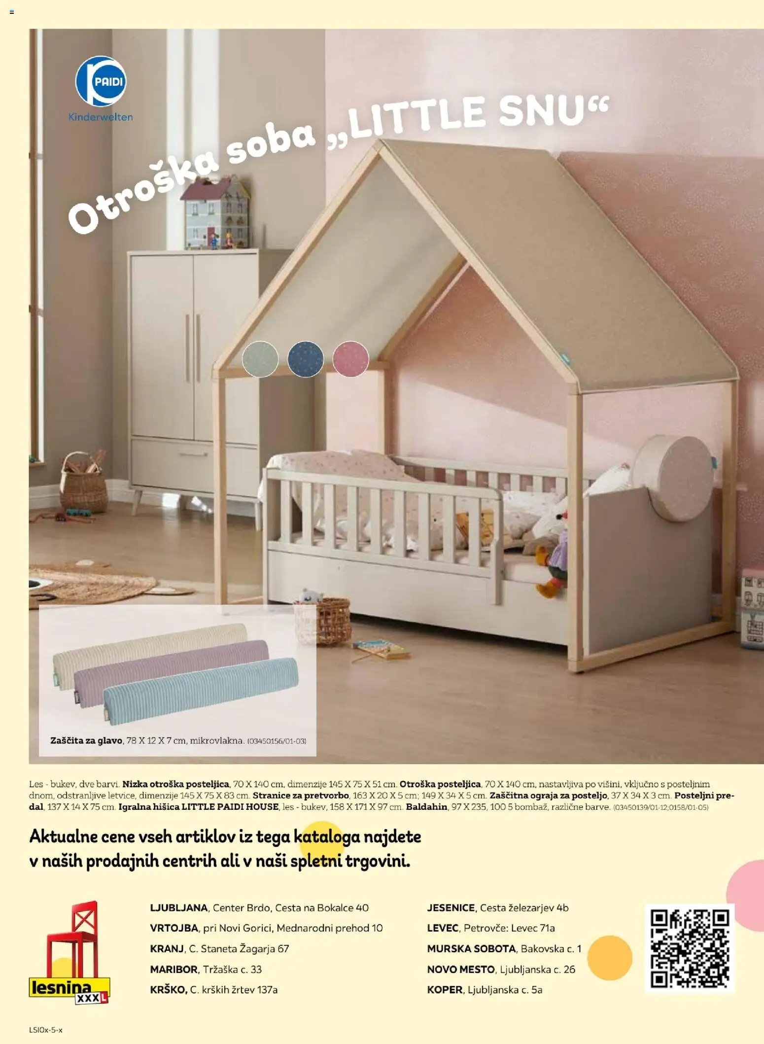 XXXL Lesnina katalog od 09.06.2026 XXXL Lesnina katalog Svet otroških sob