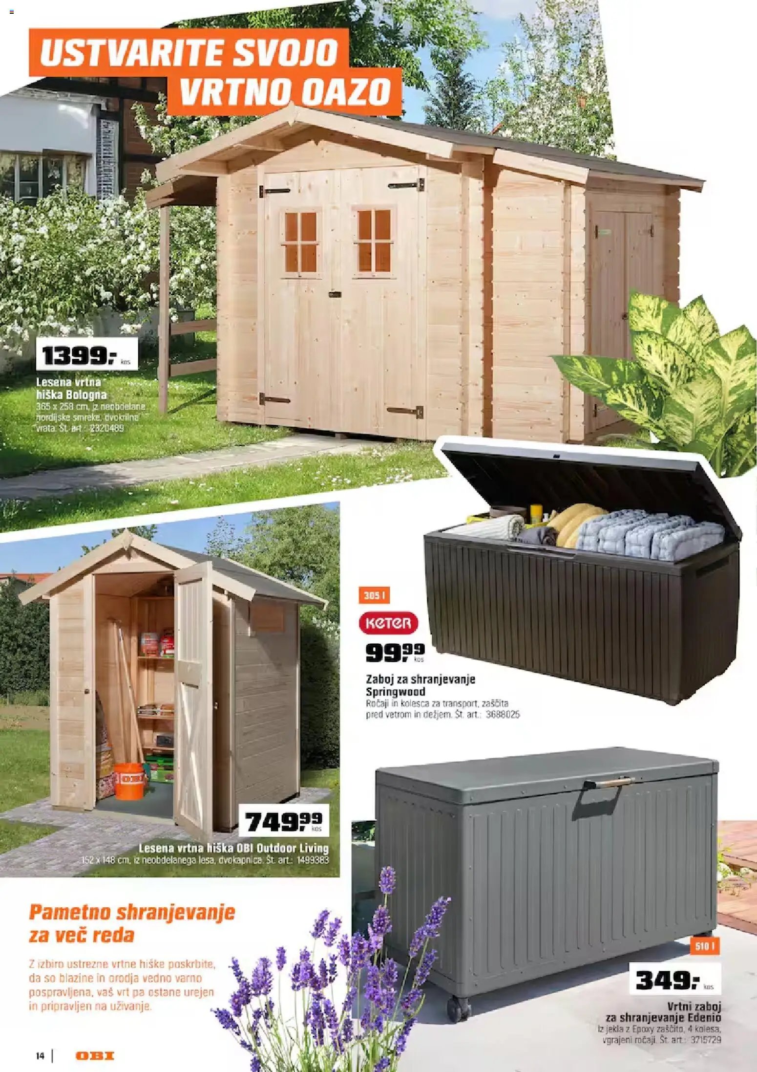 OBI katalog od 01.04.2026 OBI katalog vse za vrt