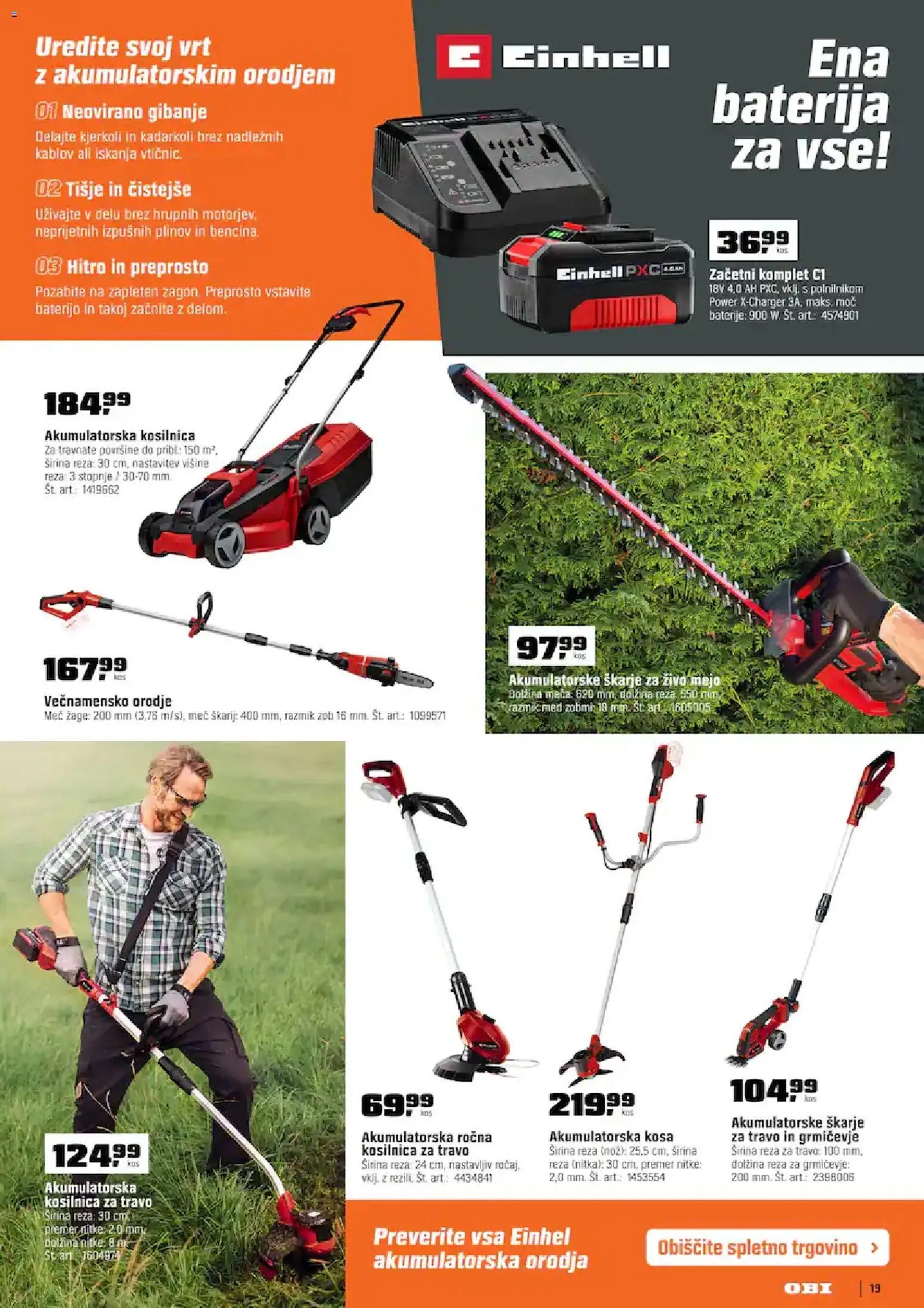 OBI katalog od 01.04.2026 OBI katalog vse za vrt