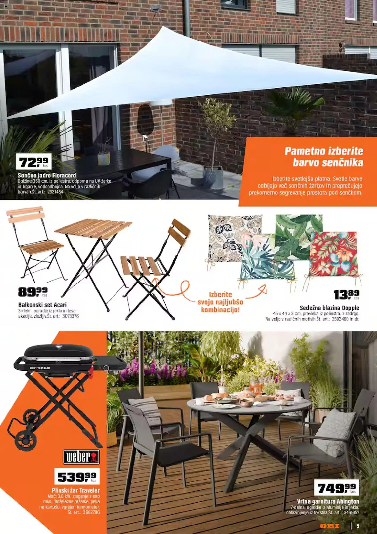 OBI katalog od 01.04.2026 OBI katalog vse za vrt