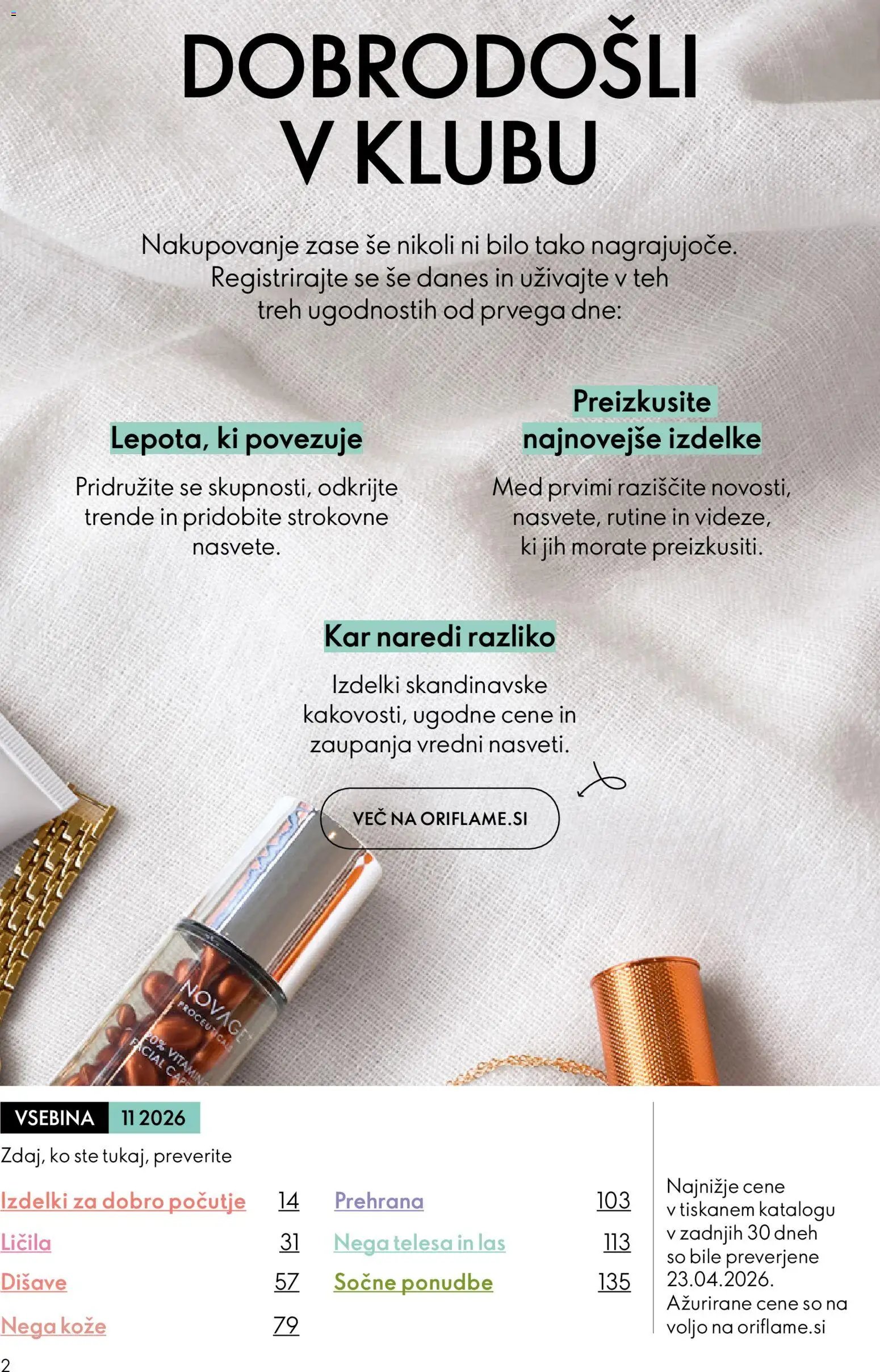 Oriflame katalog od 05.08.2026 Oriflame katalog 11/26