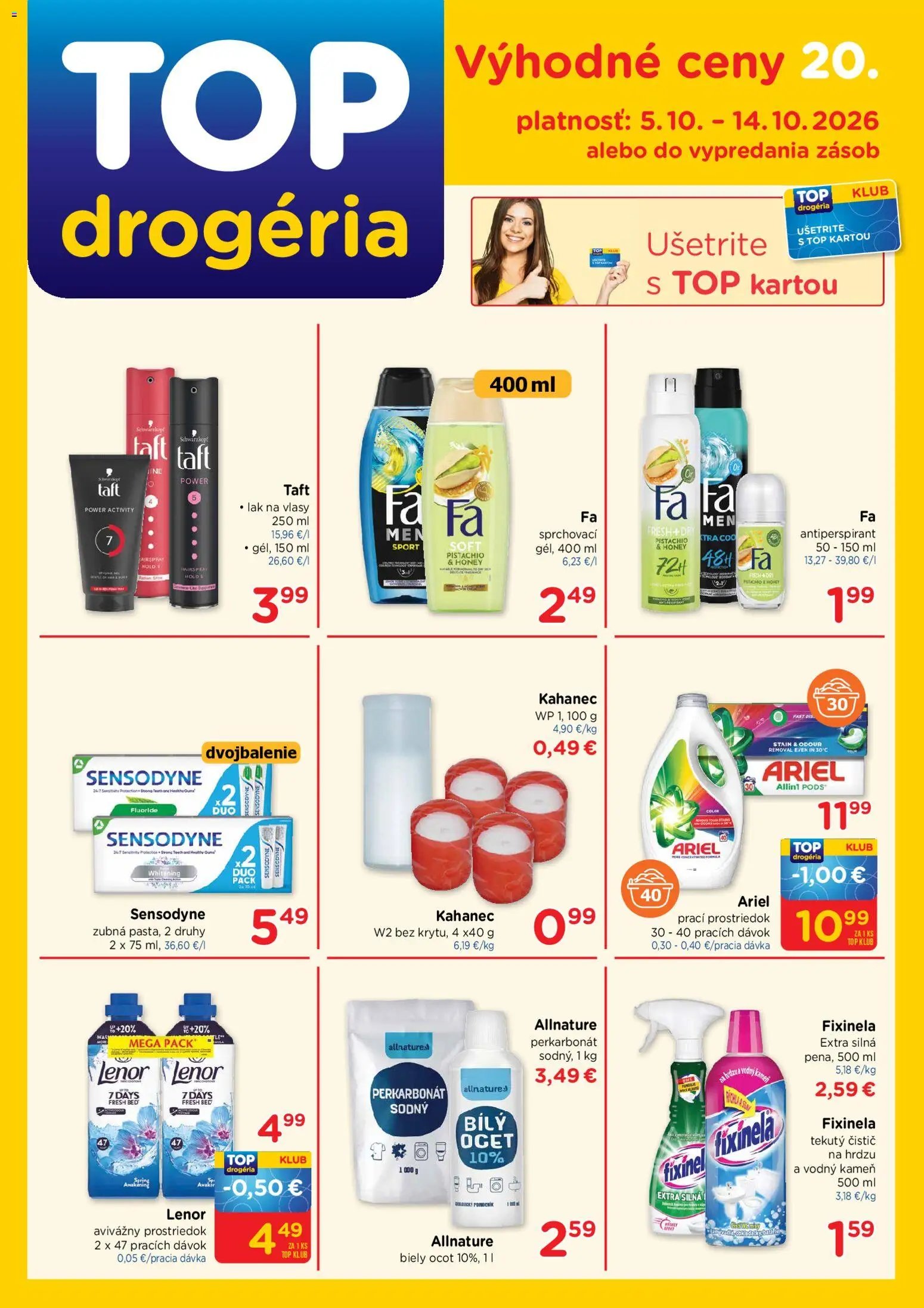 TOP Drogéria leták od 05.10.2026 TOP Drogéria leták