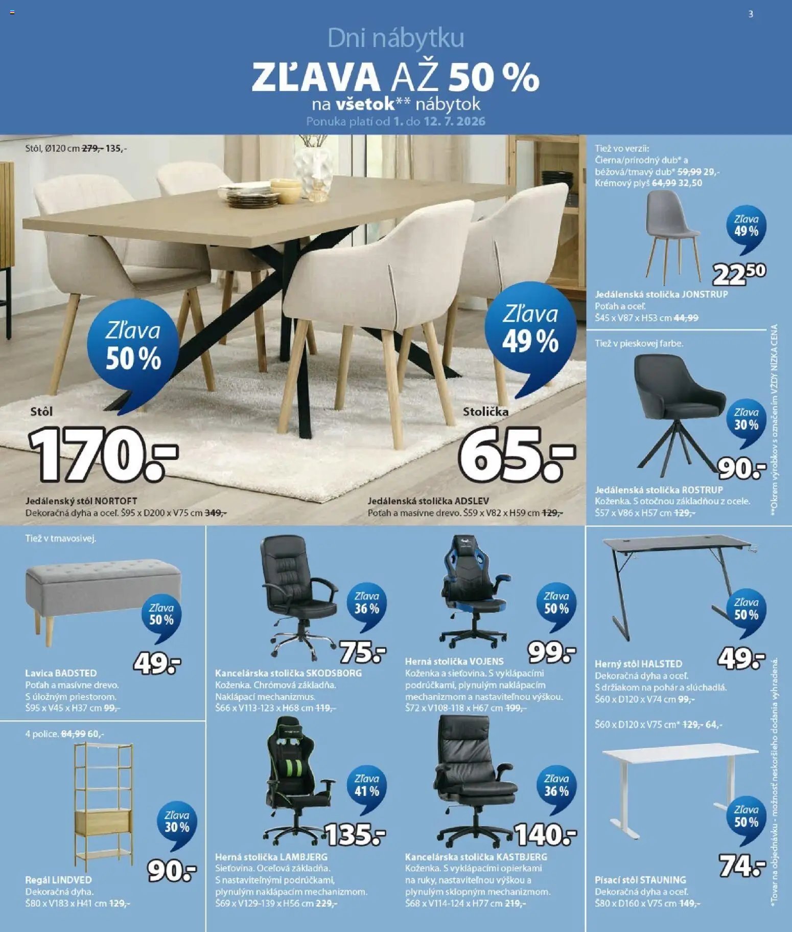 JYSK leták od 01.07.2026 JYSK leták