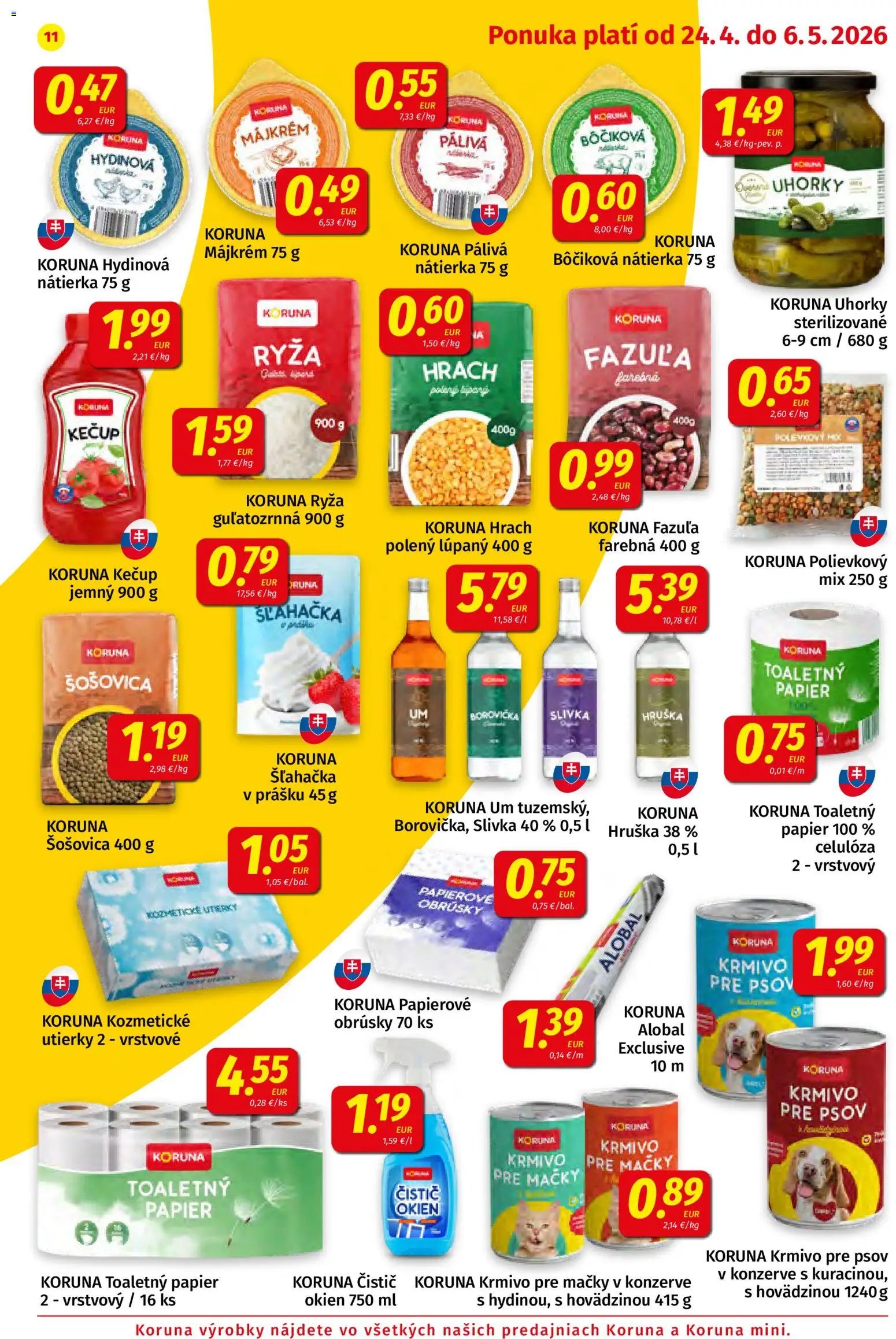 Koruna leták od 24.04.2026 Koruna leták (2026-04-24 - 2026-05-06) | 11
