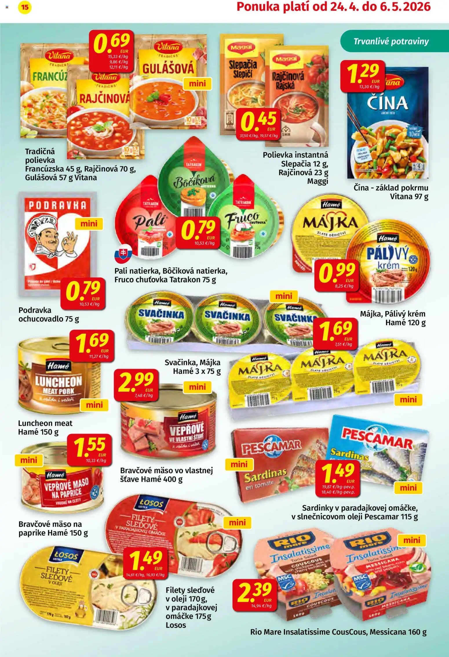 Koruna leták od 24.04.2026 Koruna leták (2026-04-24 - 2026-05-06) | 15