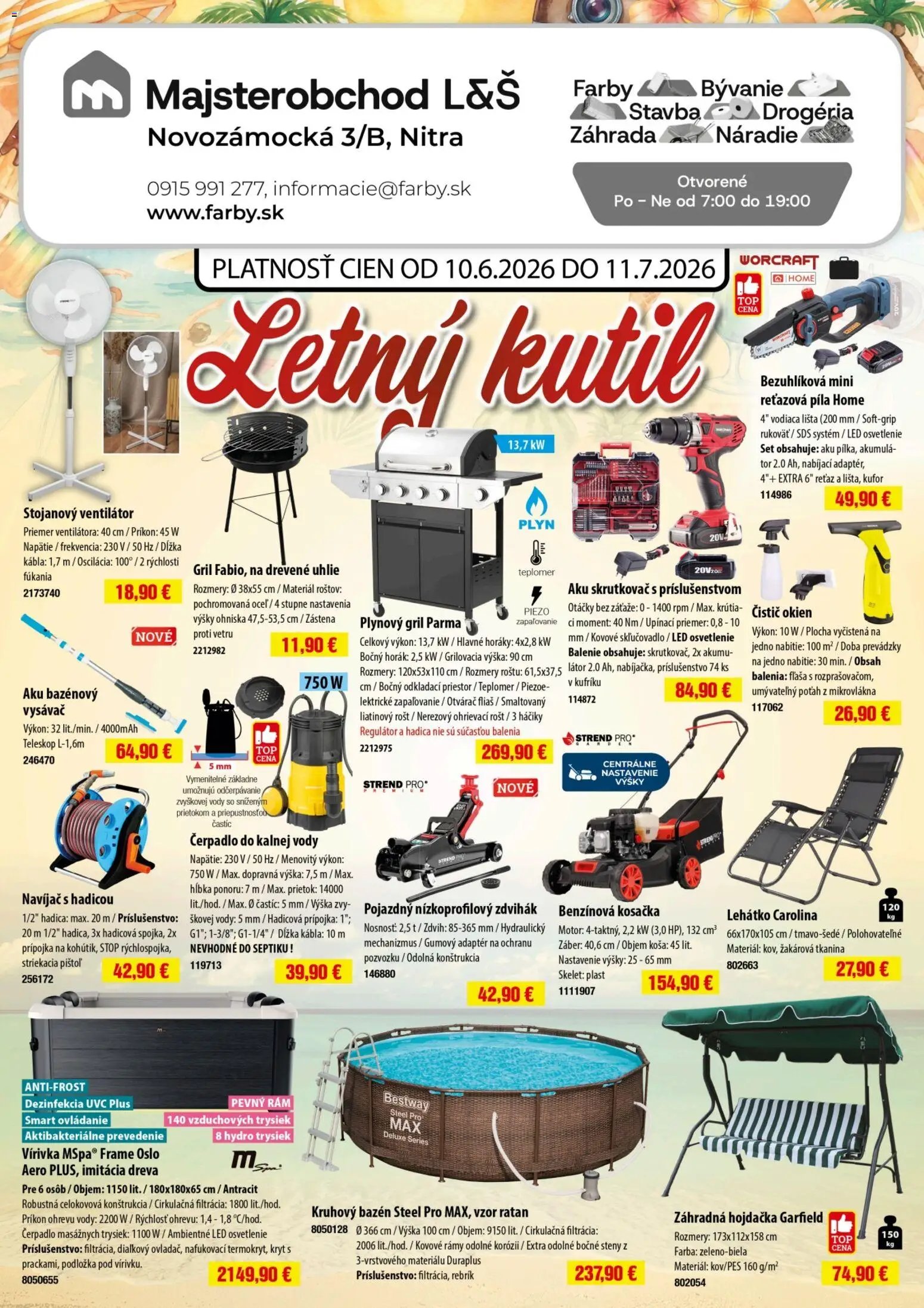 L&Š leták od 01.07.2026 L&Š letný kutil