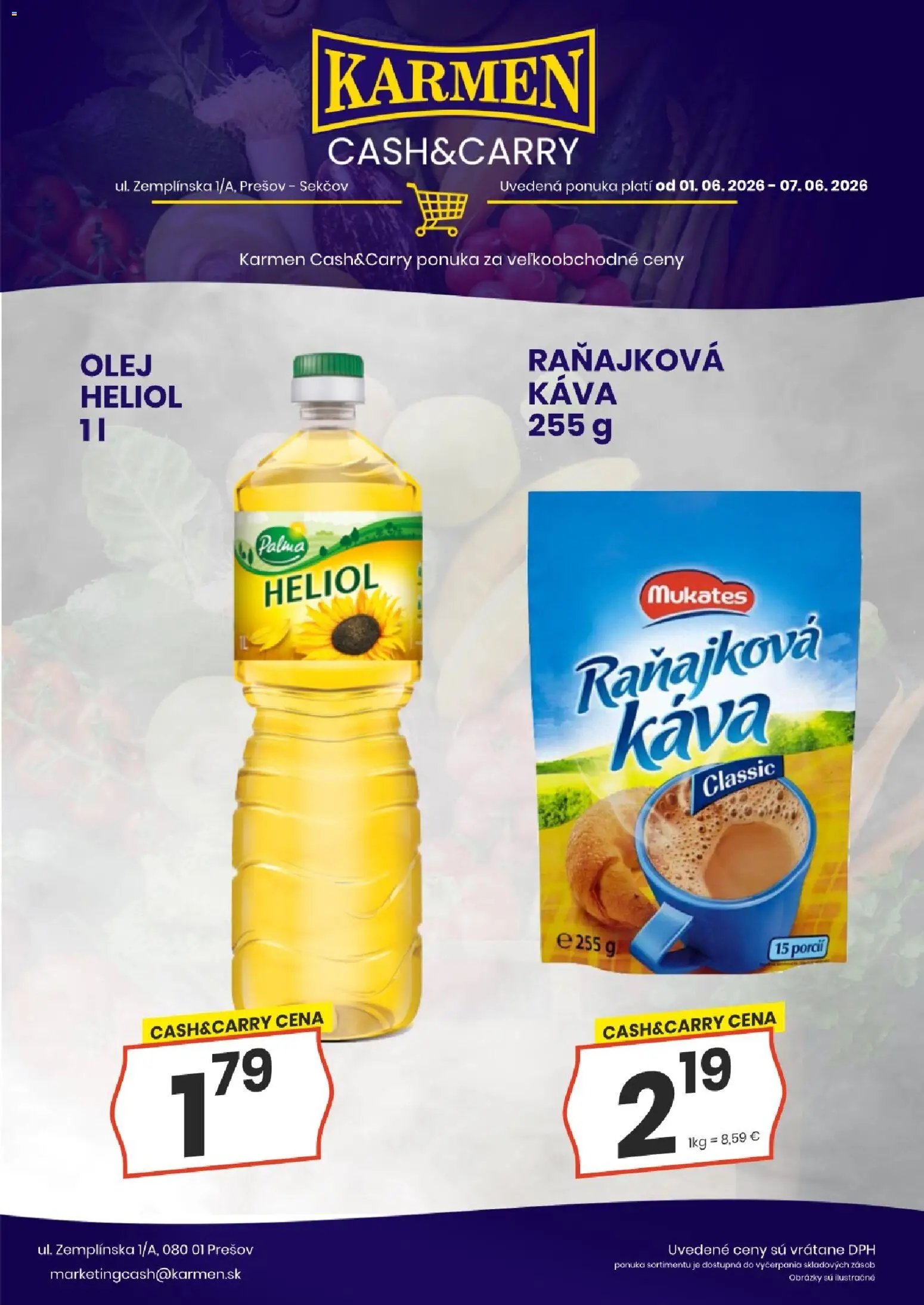 KARMEN CBA leták od 01.06.2026 KARMEN CBA Cash & Carry