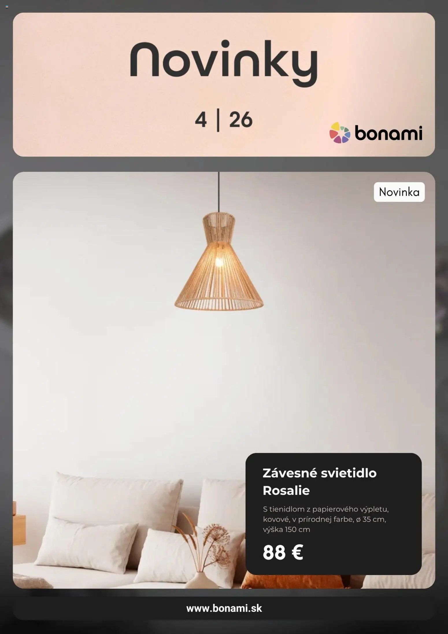 Bonami leták od 21.04.2026 Bonami leták (2026-04-21 - 2026-05-21) | 4