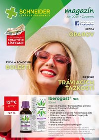Schneider lekáreň leták od 01.06.2026 Schneider lekáreň leták