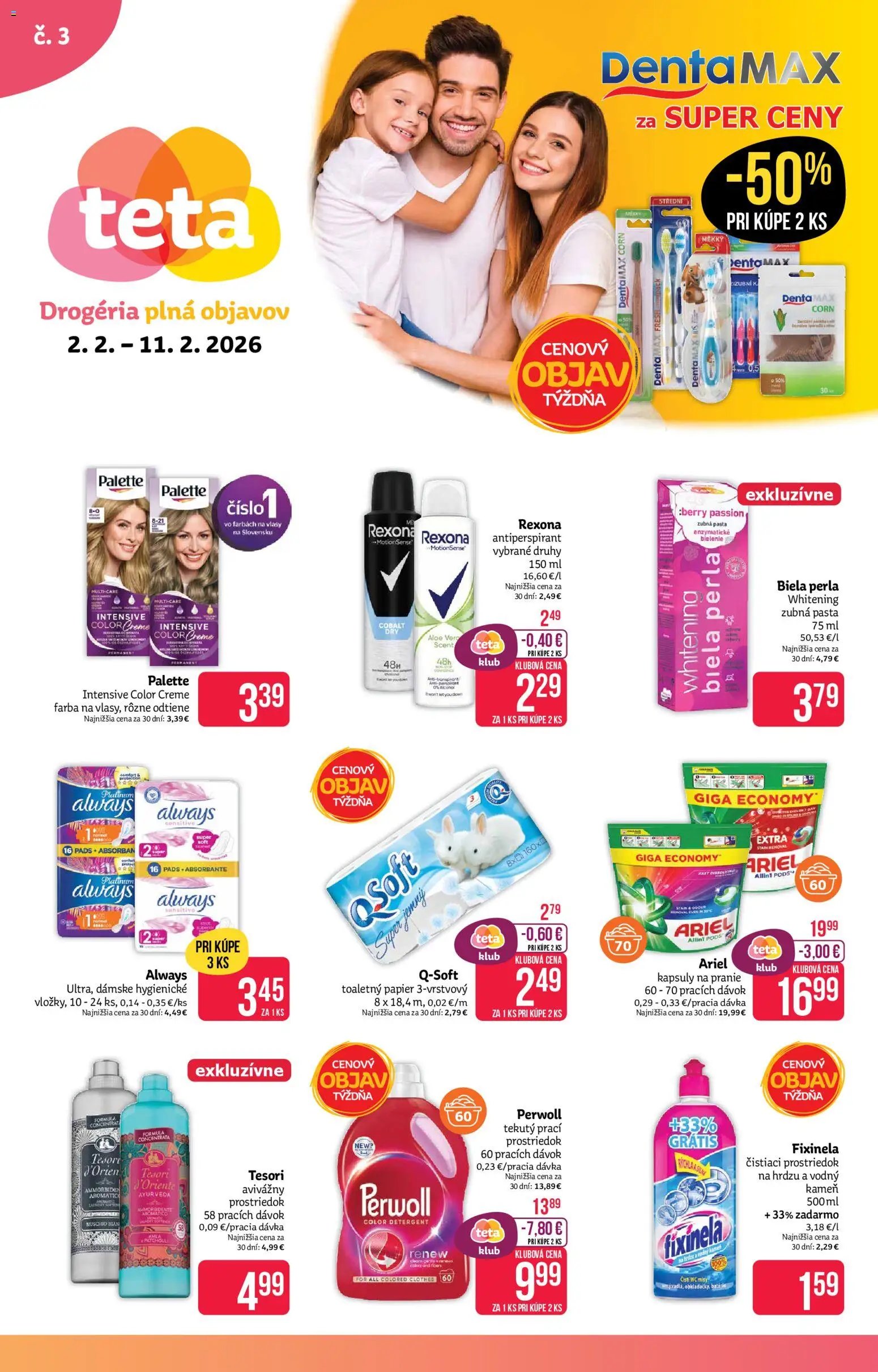 Teta drogerie leták od 02.02.2026 Leták (2026-02-02 - 2026-02-11) | 2