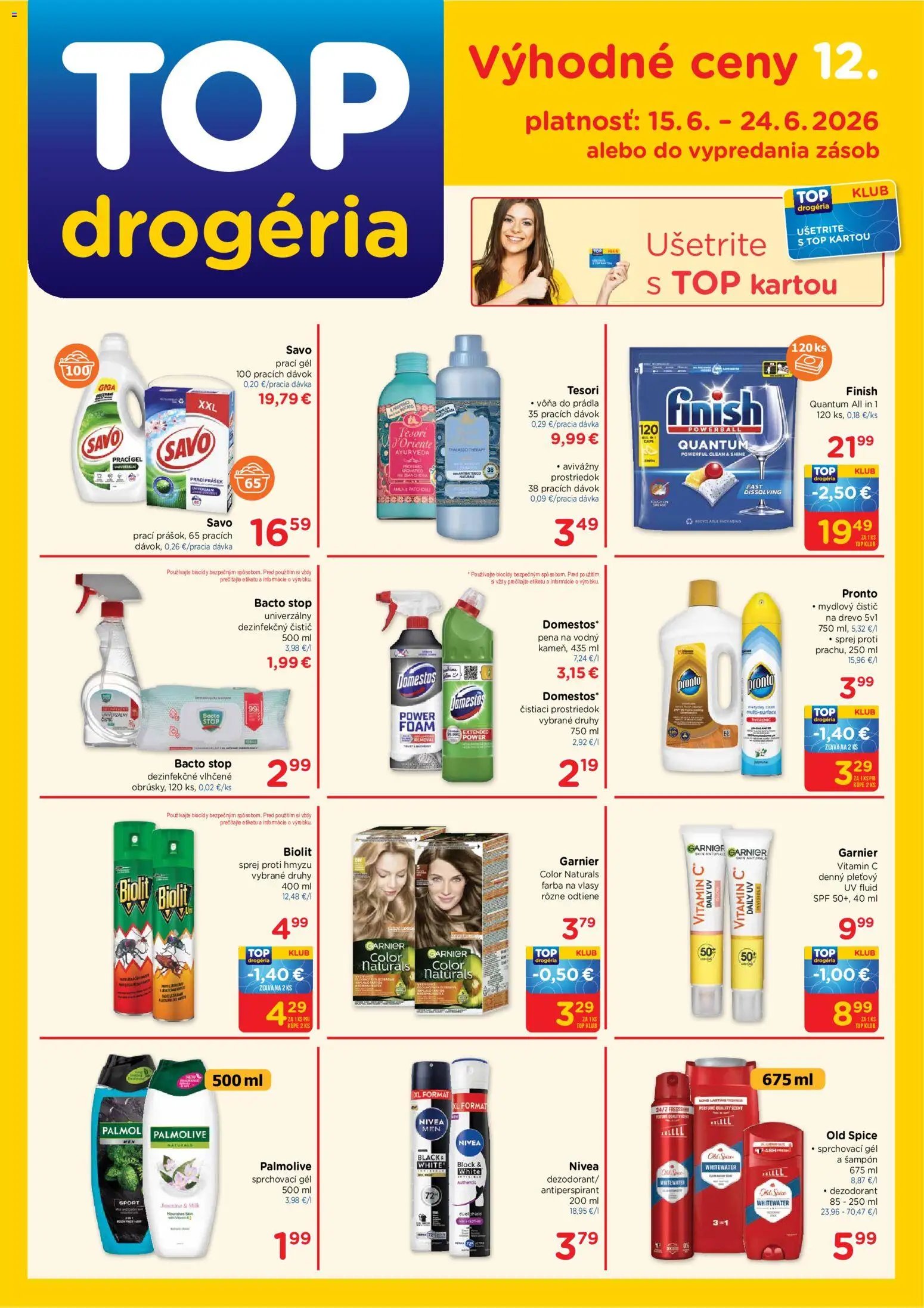TOP Drogéria leták od 15.06.2026 TOP Drogéria leták