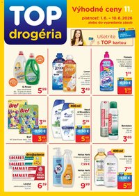 TOP Drogéria leták od 01.06.2026 TOP Drogéria leták