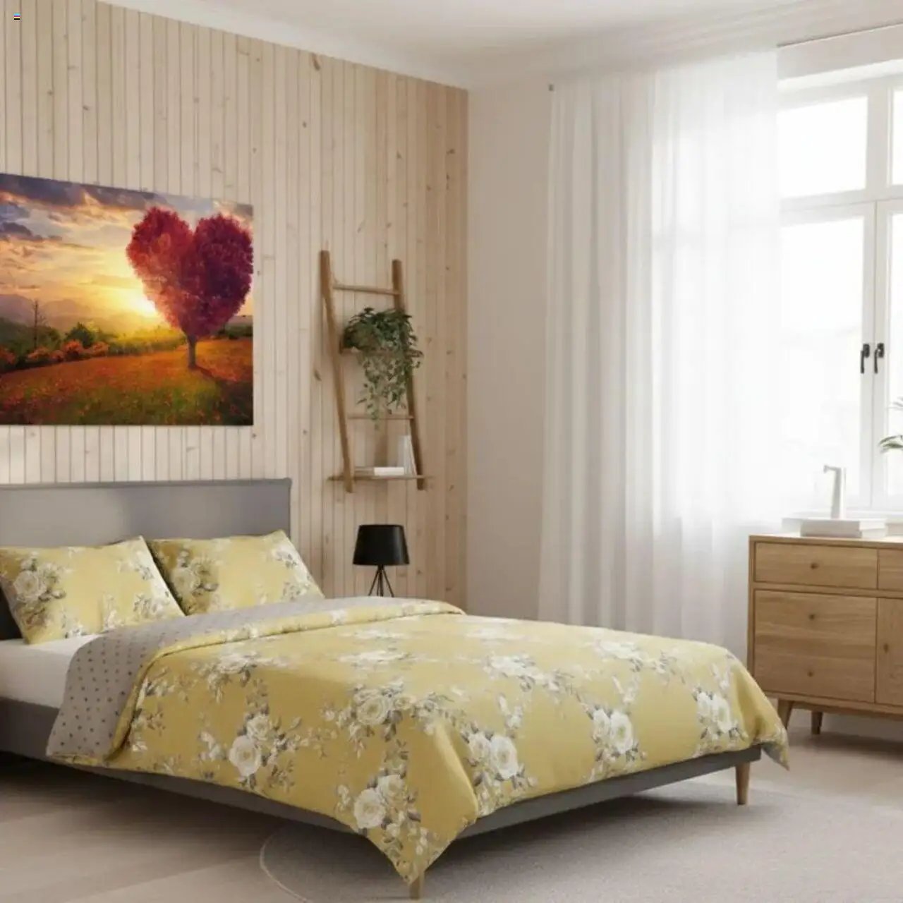 Bonami leták od 01.09.2025 Moderná spálňa v sivo-žltých tónoch (2025-09-01 - 2025-12-31) | 2